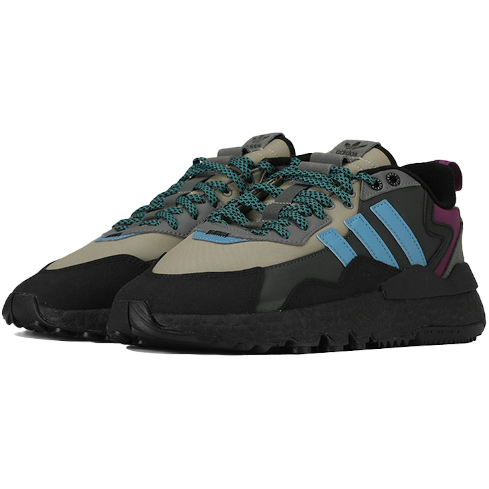 adidas originals Nite Jogger Black Gray Blue FZ3665 IGFul