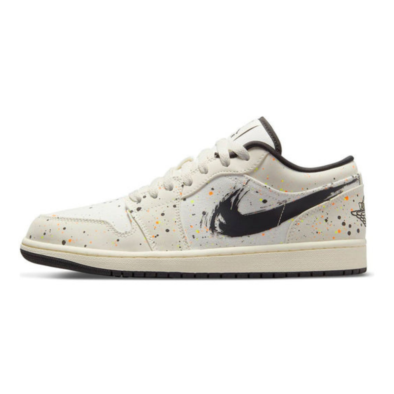 Air Jordan 1 Low ‘Brushstroke Swoosh – Paint Splatter’