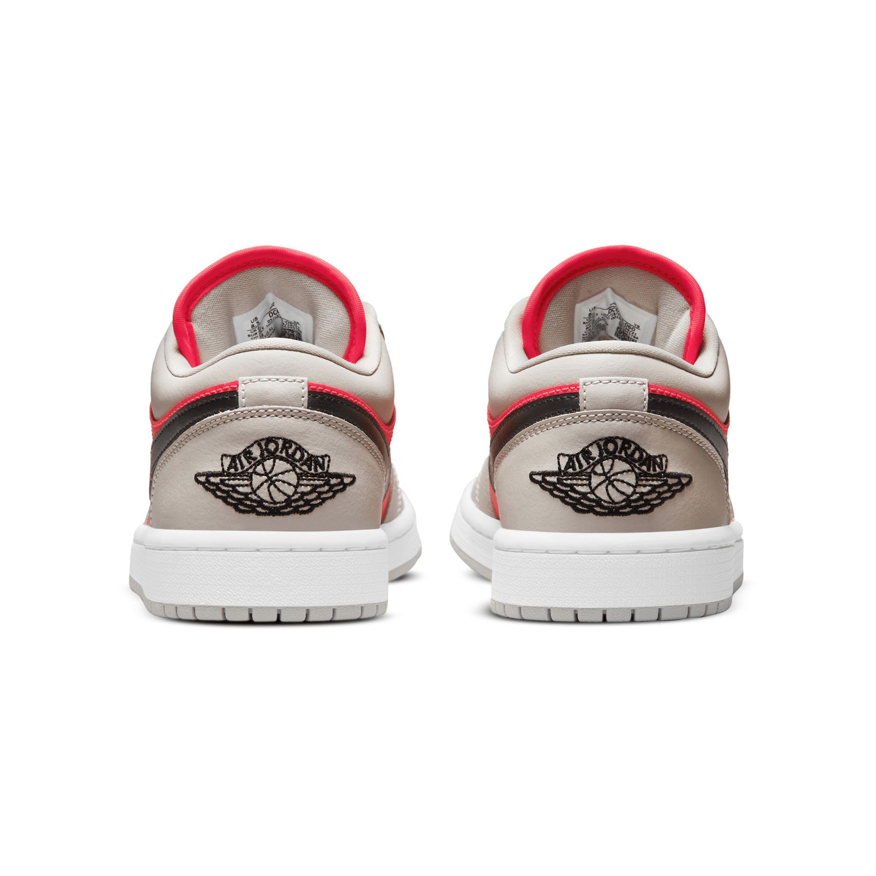 Air Jordan 1 Low Wmns ‘Light Iron Ore Siren Red’