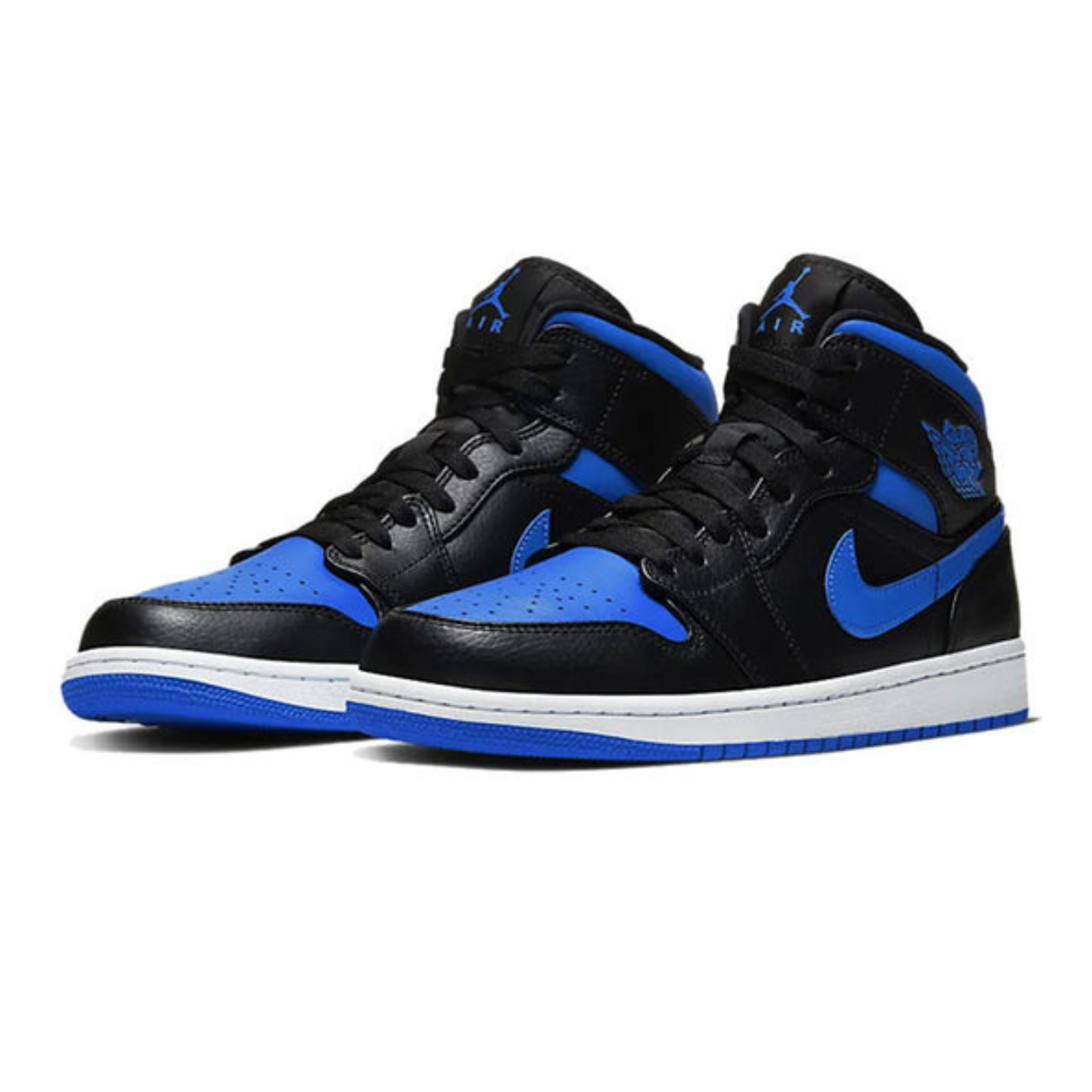 Air Jordan 1 Mid ‘Black Hyper Royal’