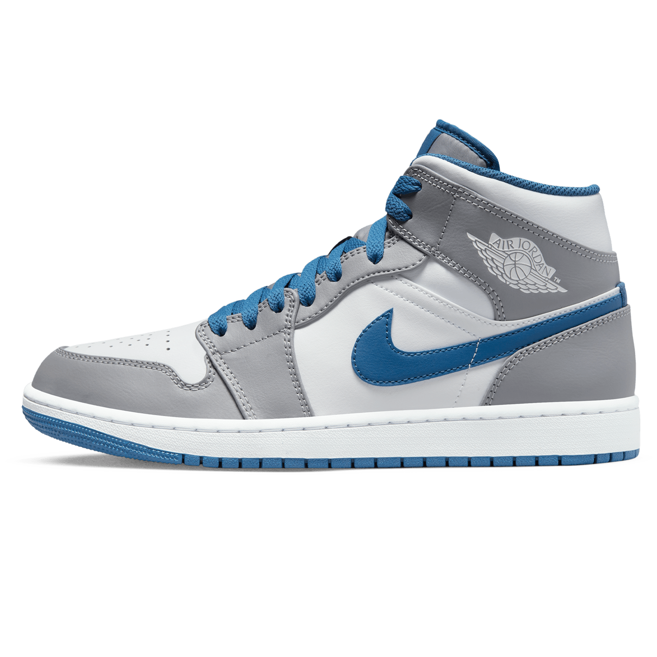 Air Jordan 1 Mid ‘Cement True Blue’