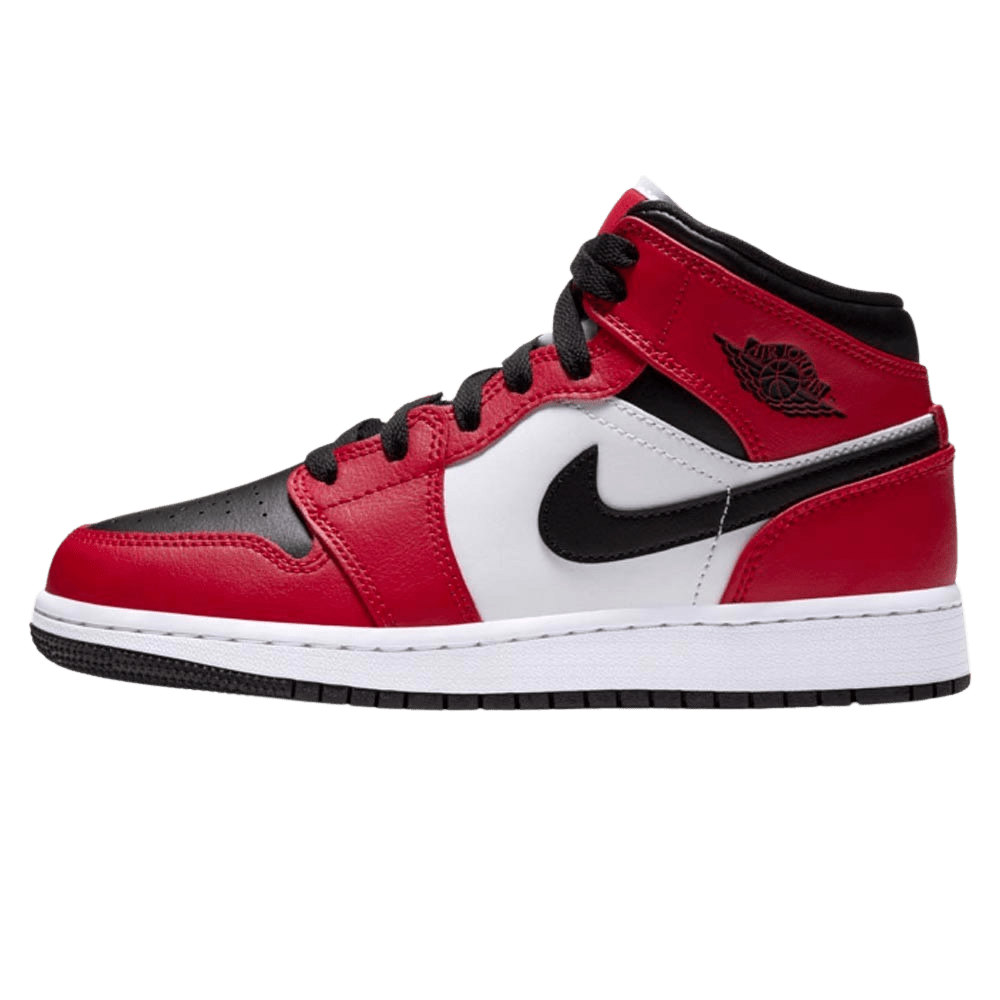 Air Jordan 1 Mid Chicago Black Toe GS