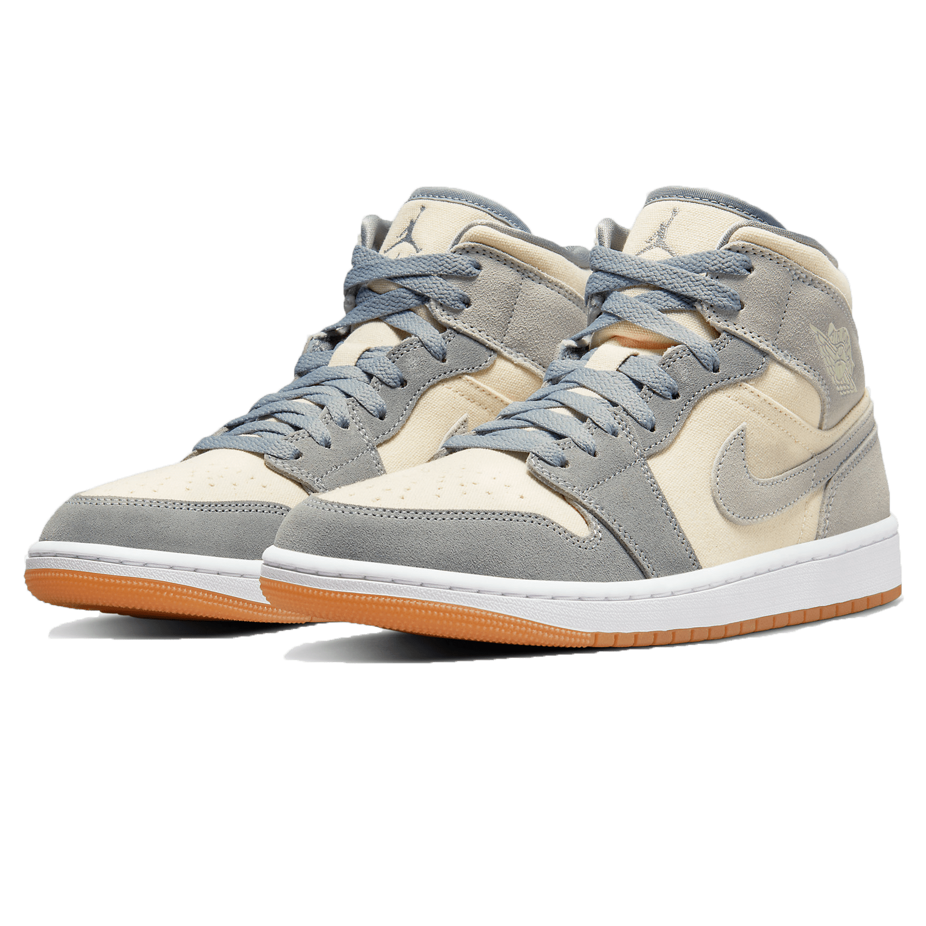 Air Jordan 1 Mid Coconut Milk Particle Grey