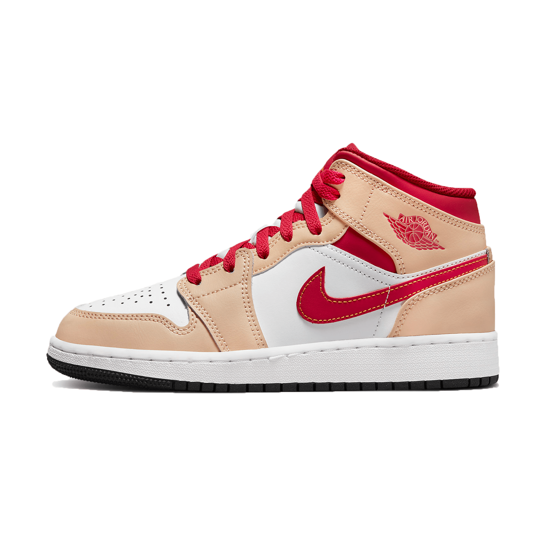 Air Jordan 1 Mid GS ‘White Onyx Light Curry’