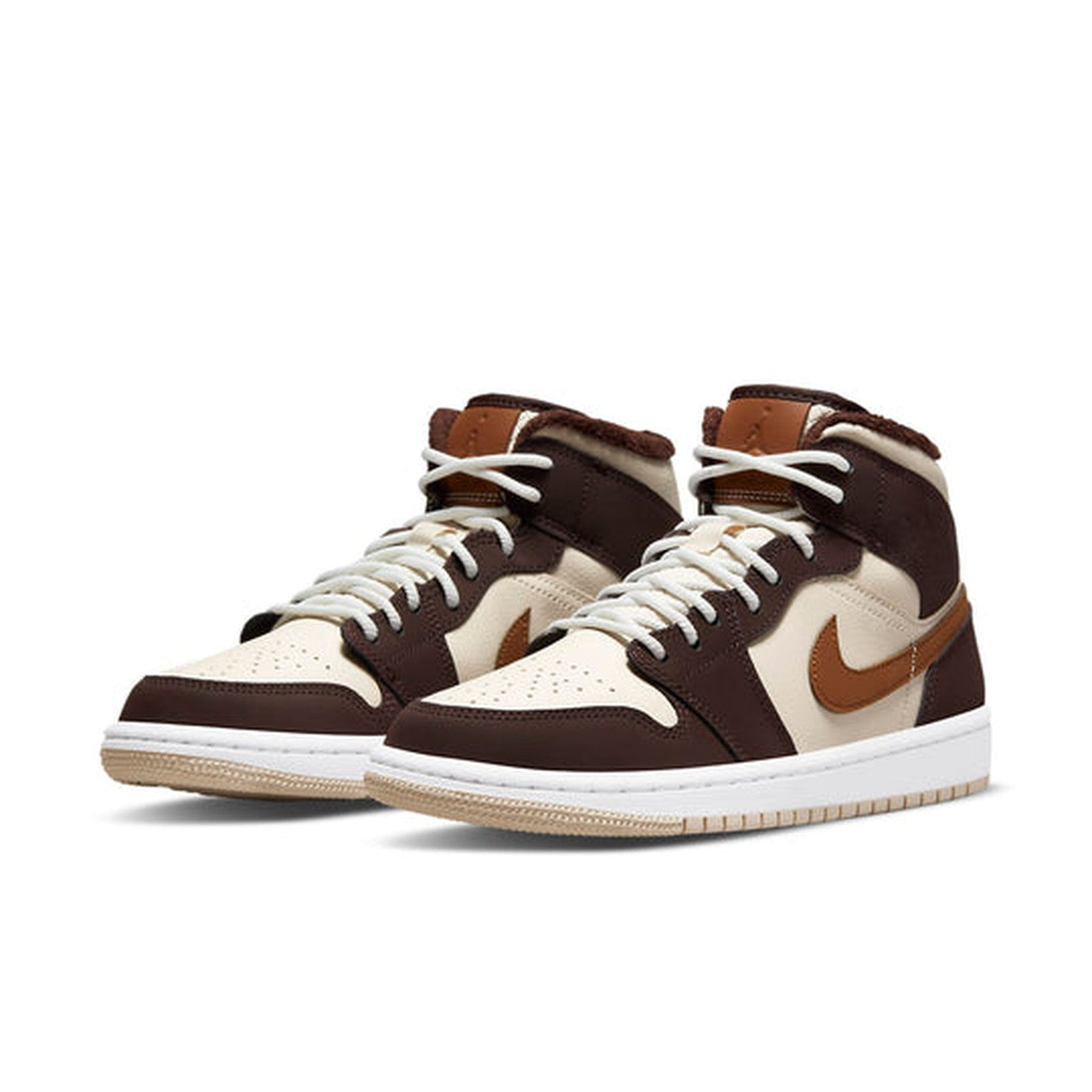 Air Jordan 1 Mid SE ‘Cream Dark Chocolate’ Wmns