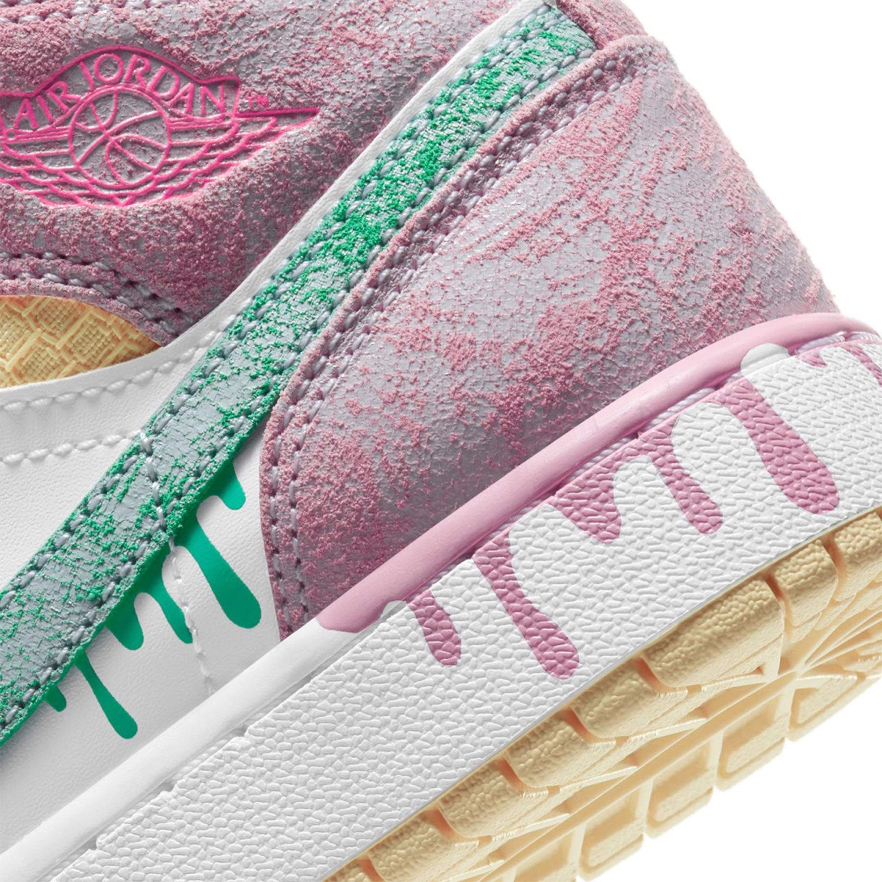 Air Jordan 1 Mid SE GS ‘Paint Drip’