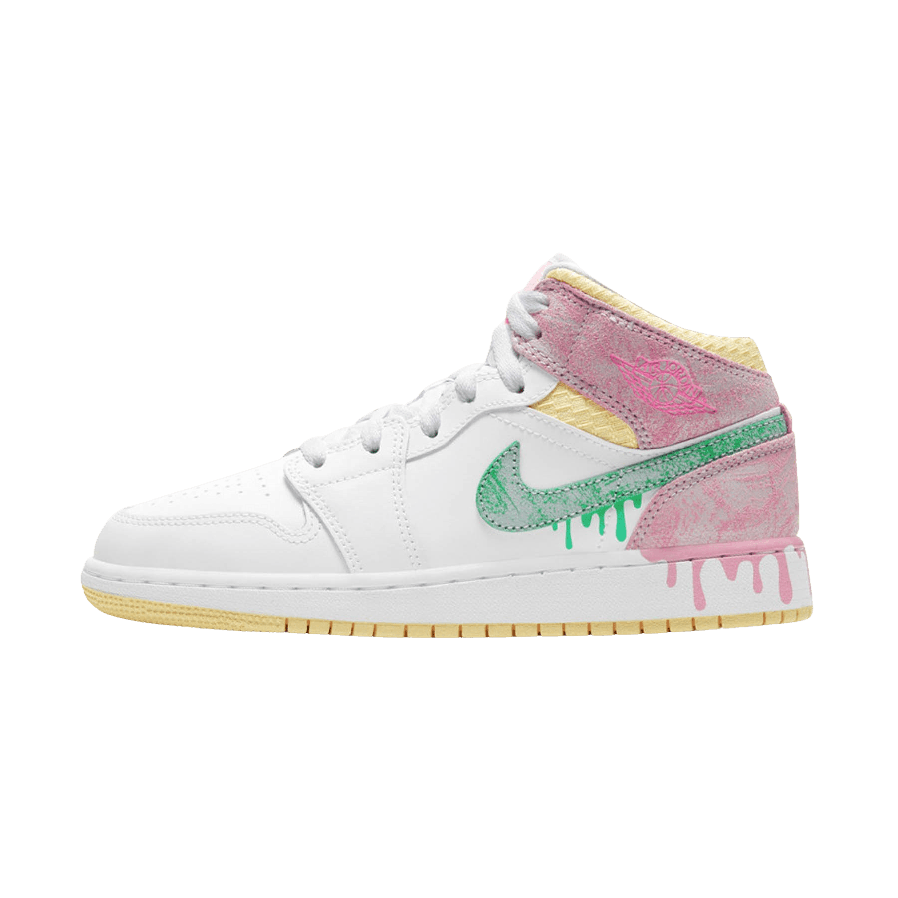 Air Jordan 1 Mid SE GS ‘Paint Drip’