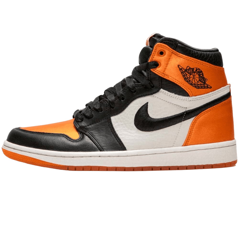 Air Jordan 1 WMNS Satin ‘Shattered Backboard’ Orange Black