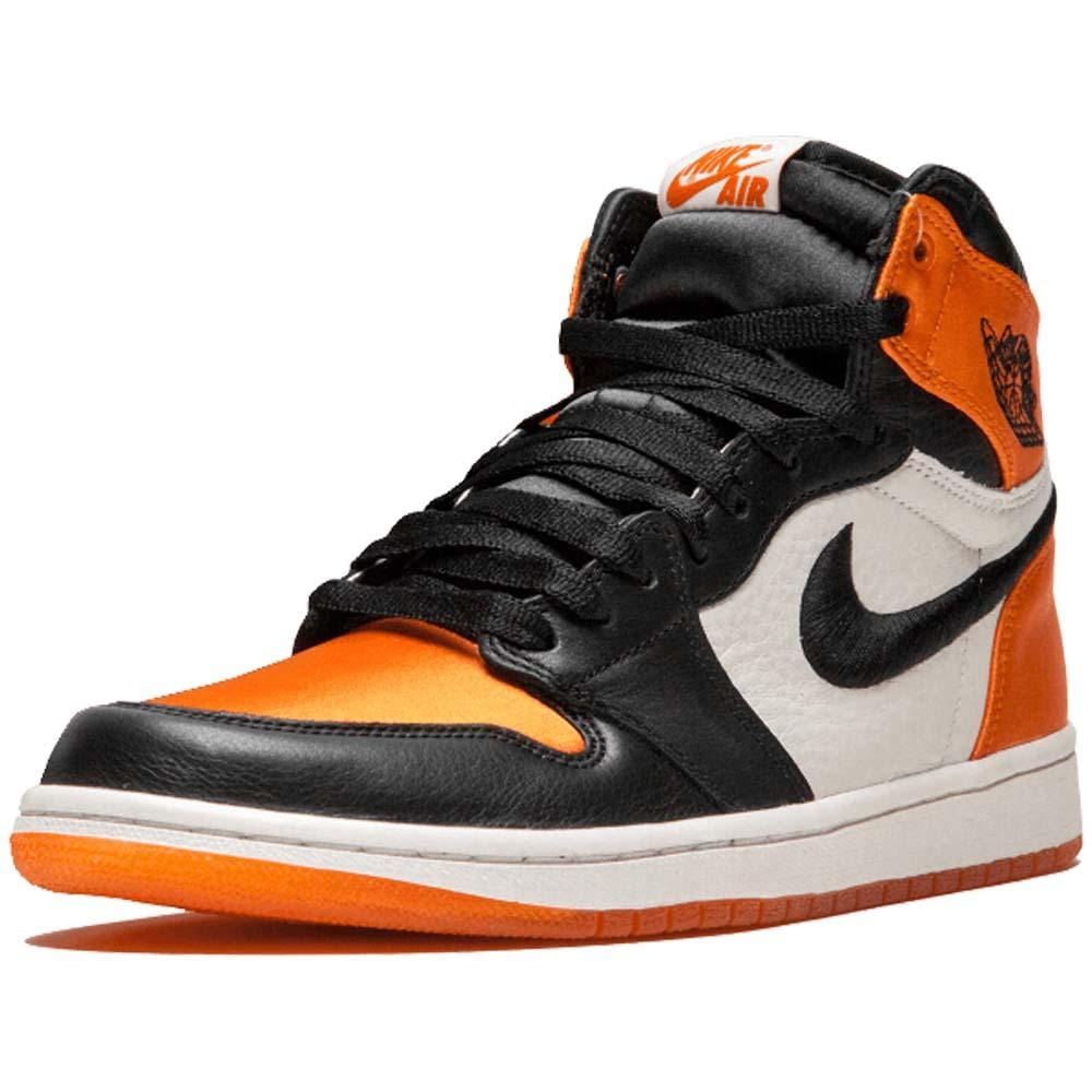 Air Jordan 1 WMNS Satin ‘Shattered Backboard’ Orange Black