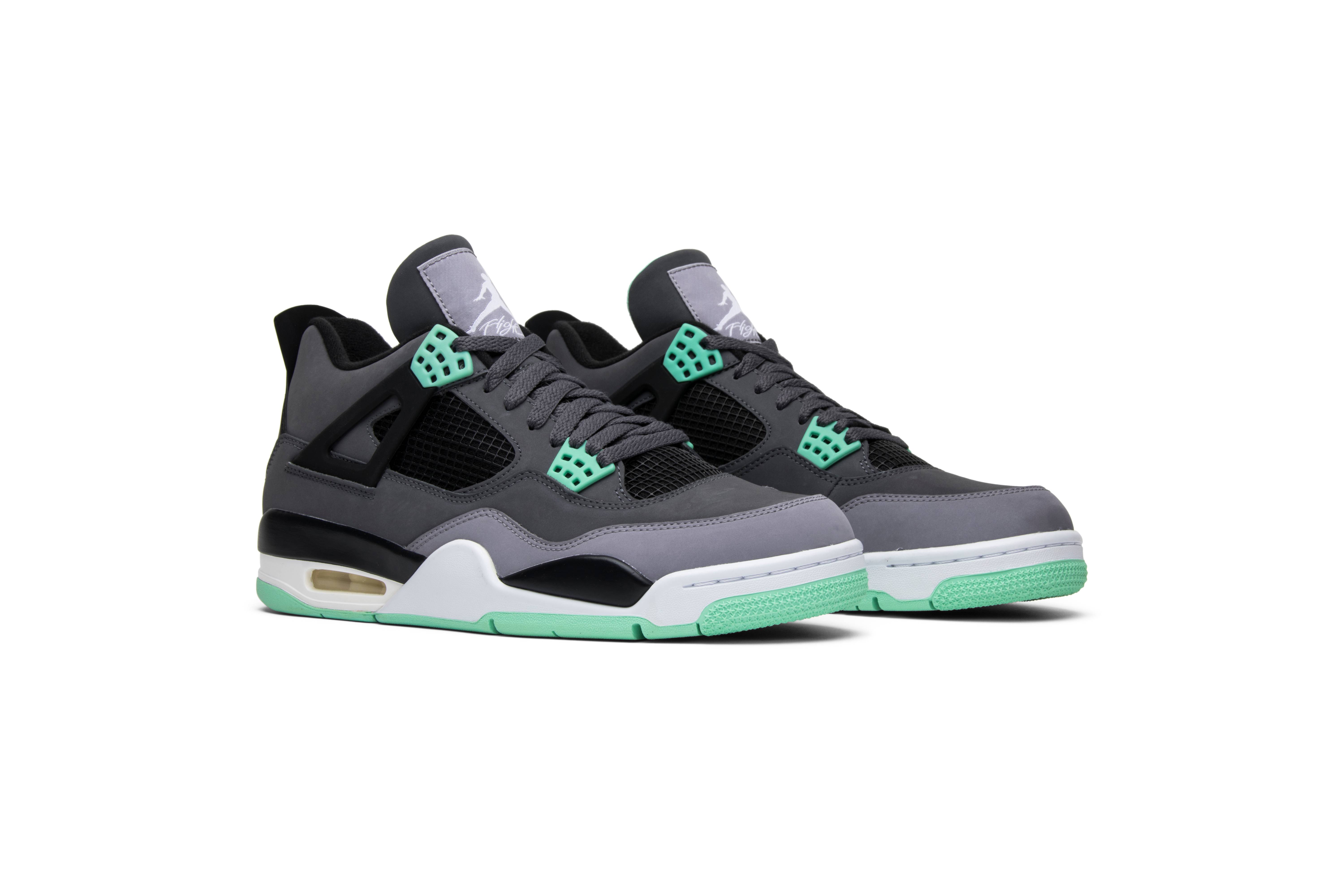 Air Jordan 4 Retro Green Glow 308497-033 IGFul