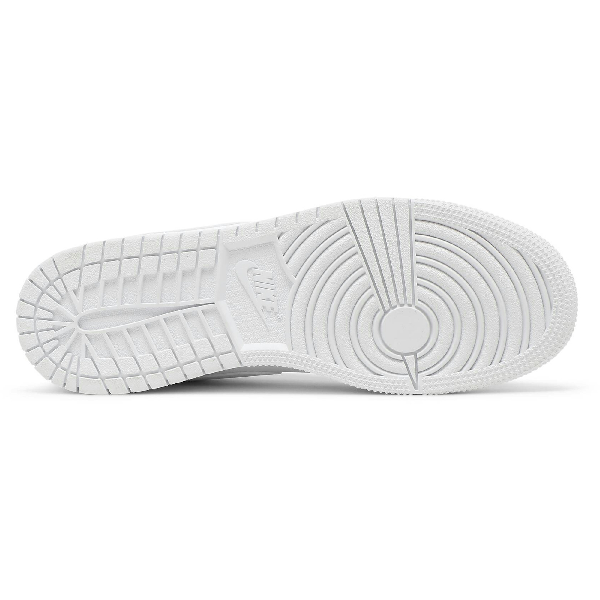 (GS) Air Jordan 1 Low Triple White 553560-130 IGFul