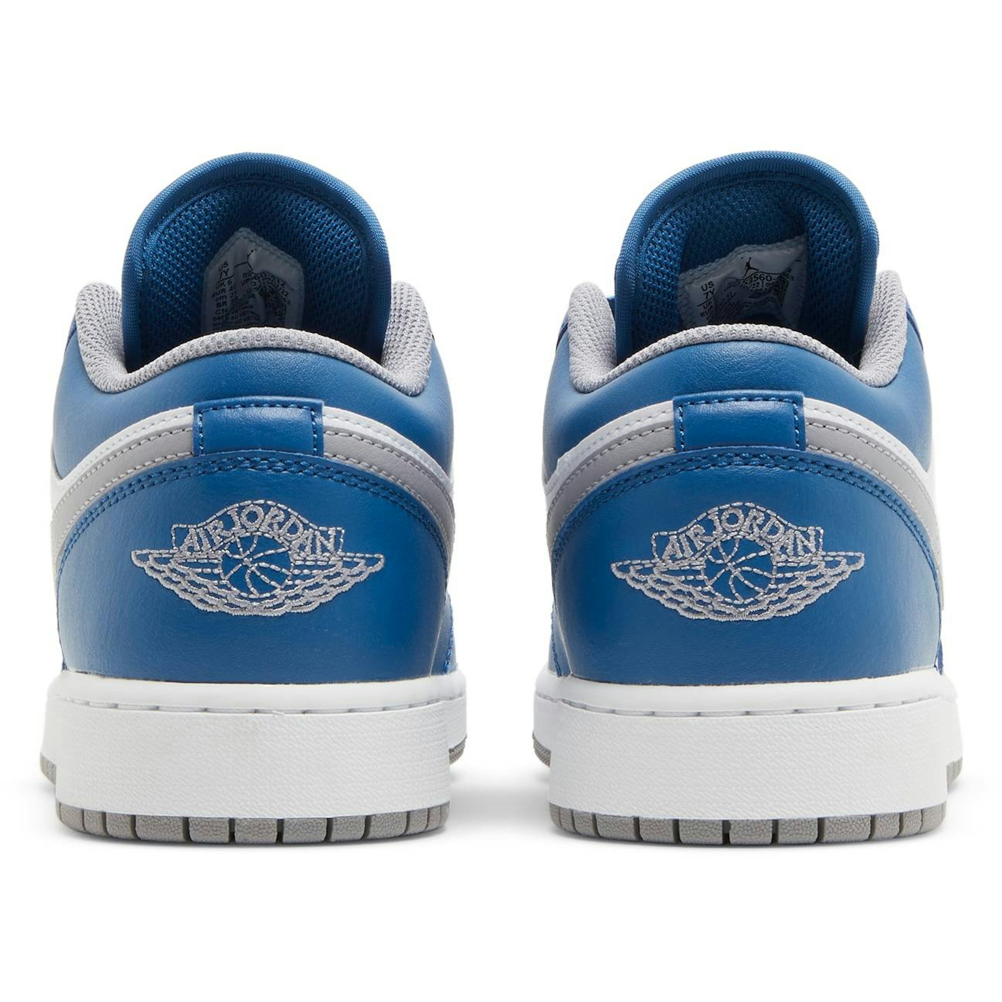 (GS) Air Jordan 1 Low ‚True Blue Cement‘ 553560-412