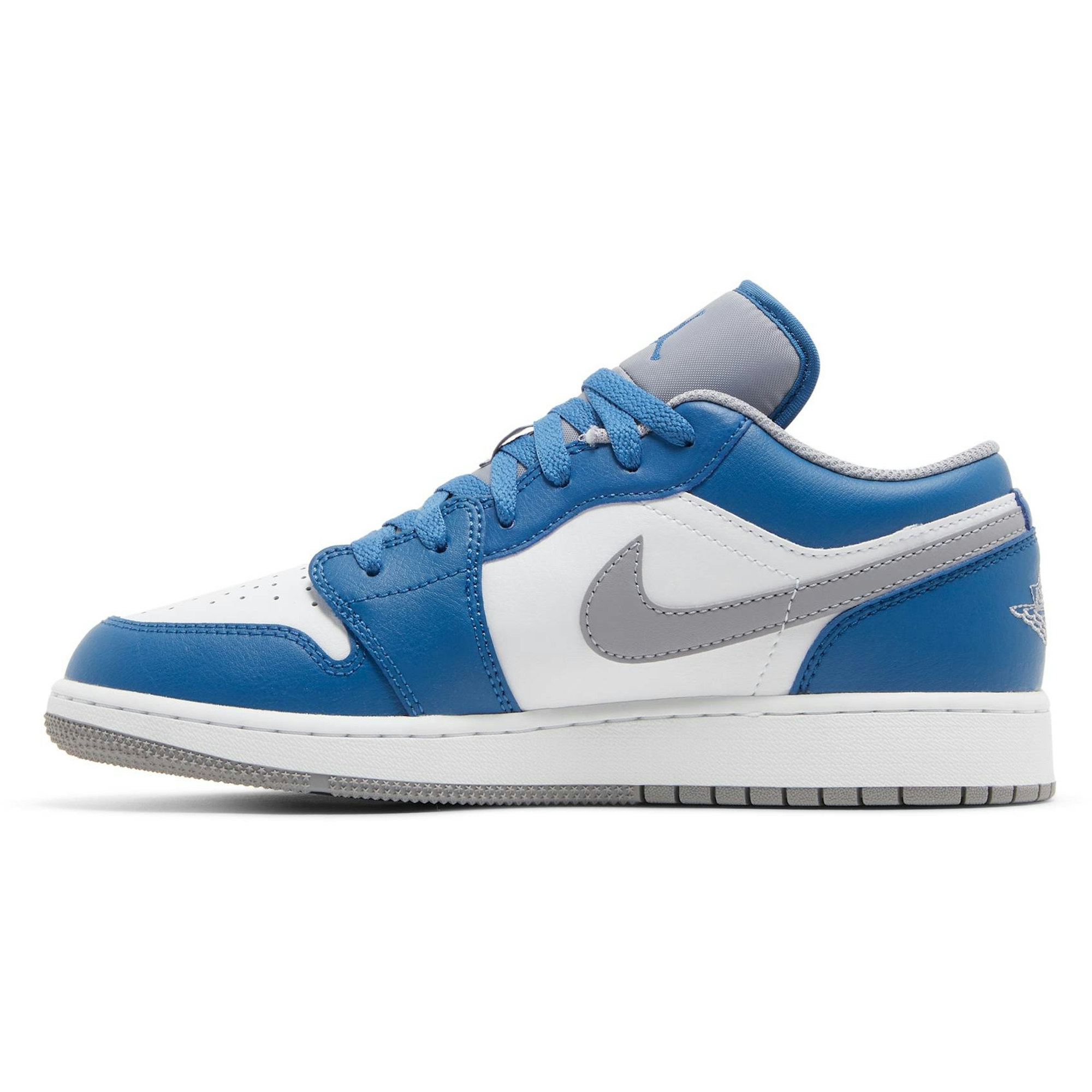 (GS) Air Jordan 1 Low ‚True Blue Cement‘ 553560-412