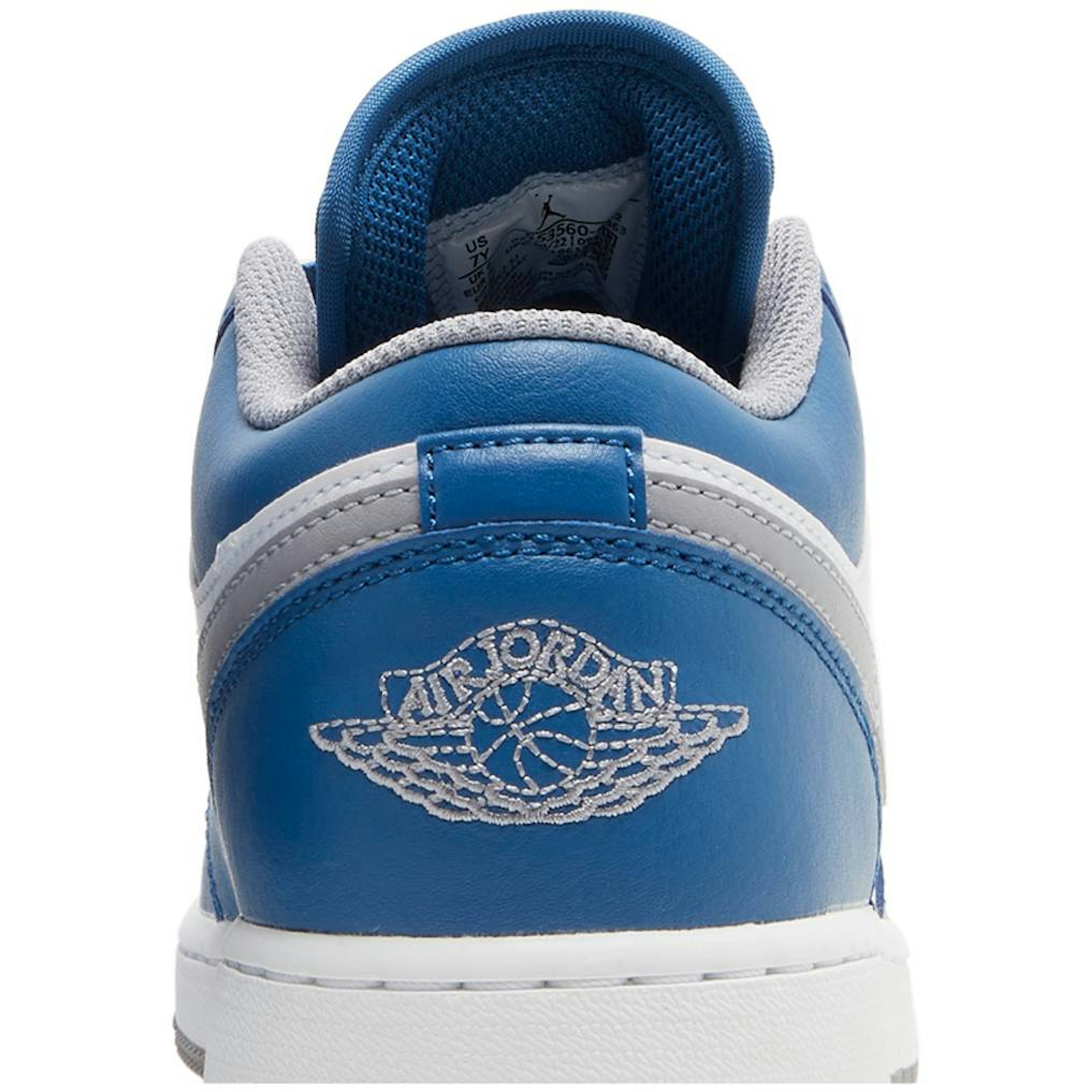 (GS) Air Jordan 1 Low ‚True Blue Cement‘ 553560-412