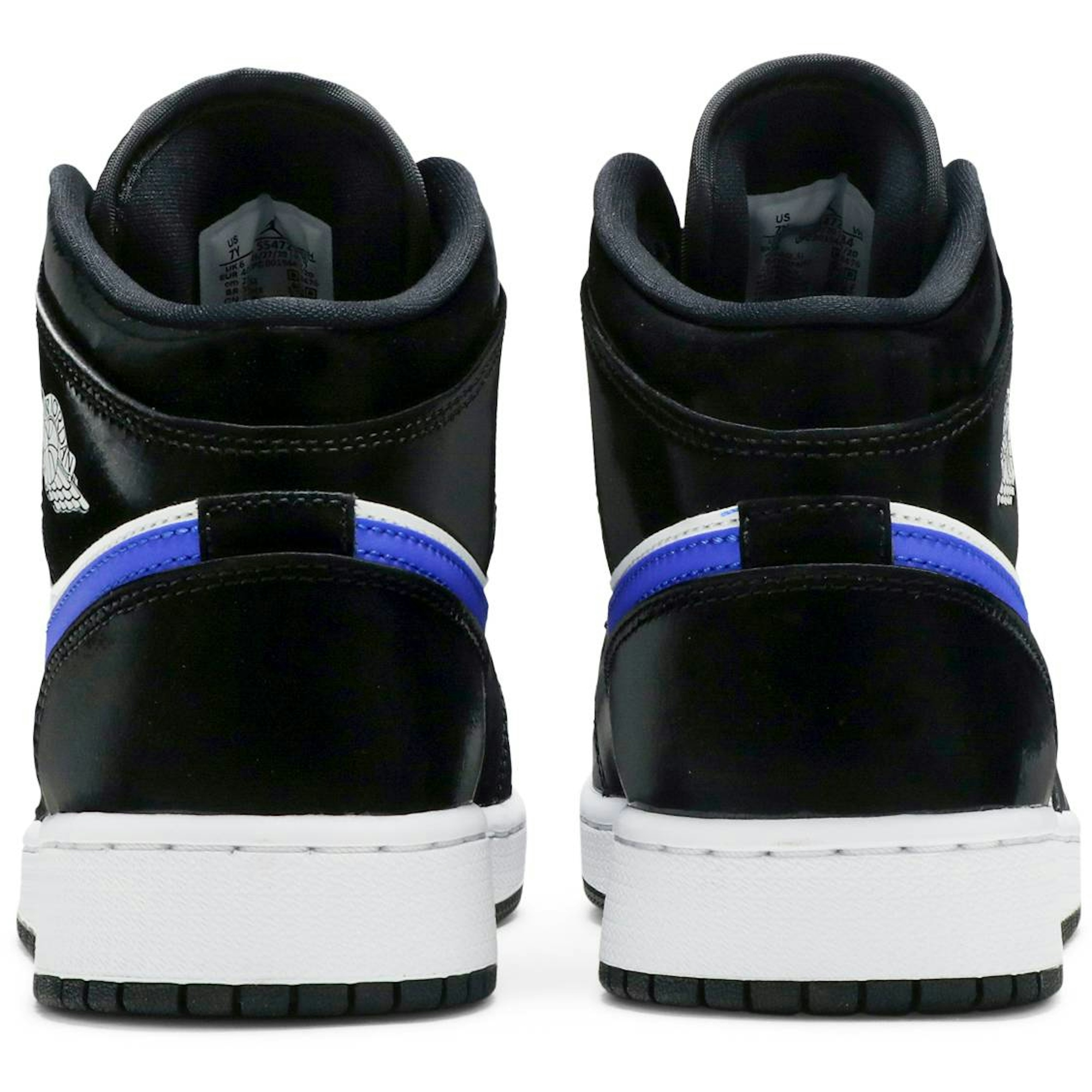(GS) Air Jordan 1 Mid ‘Black Racer Blue’ 554725-084