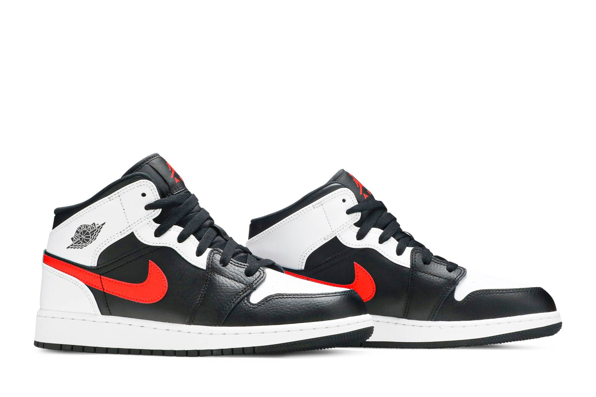 (GS) Air Jordan 1 Mid ‘Chile Red’ 554725-075