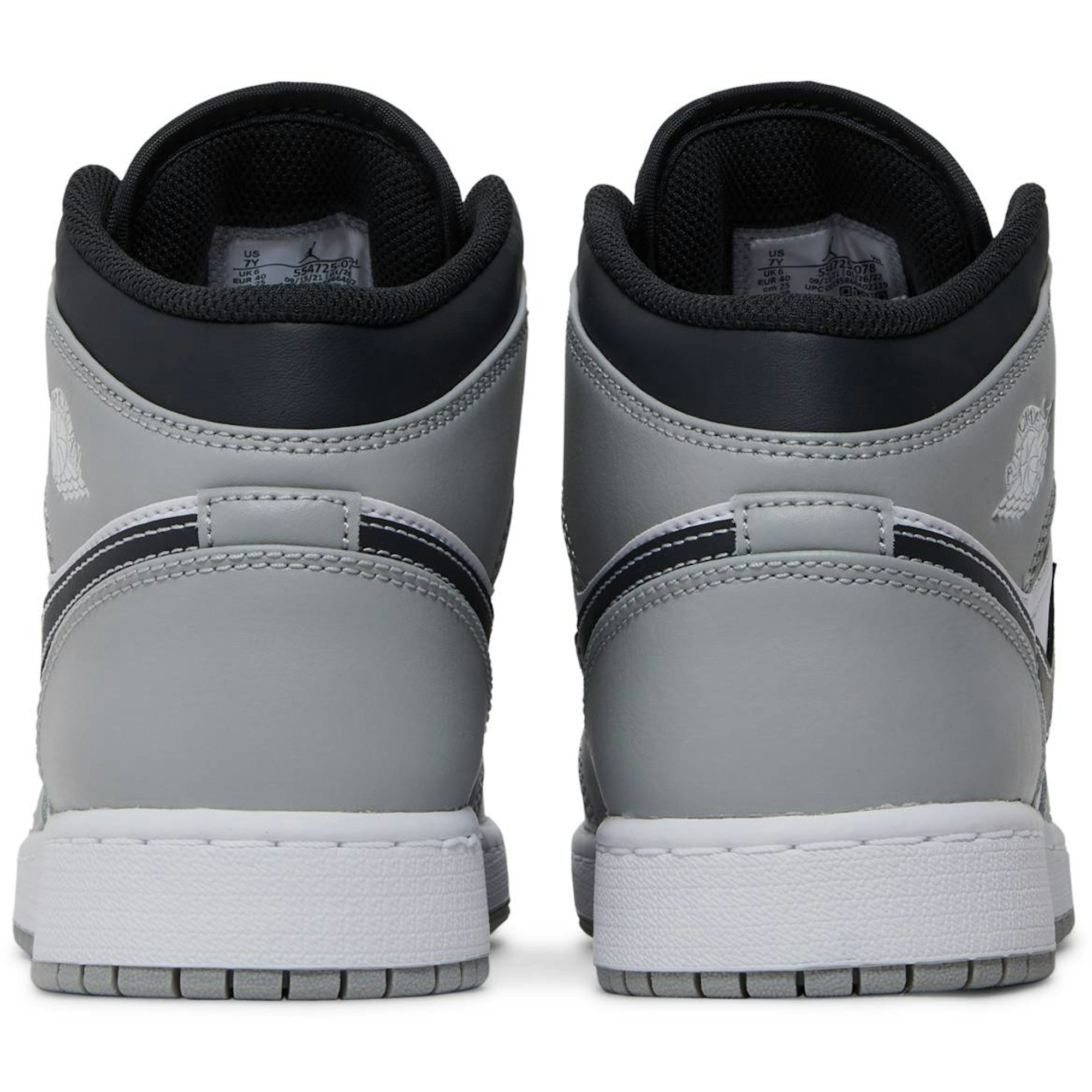 (GS) Air Jordan 1 Mid Greyscale 554725-078 IGFul