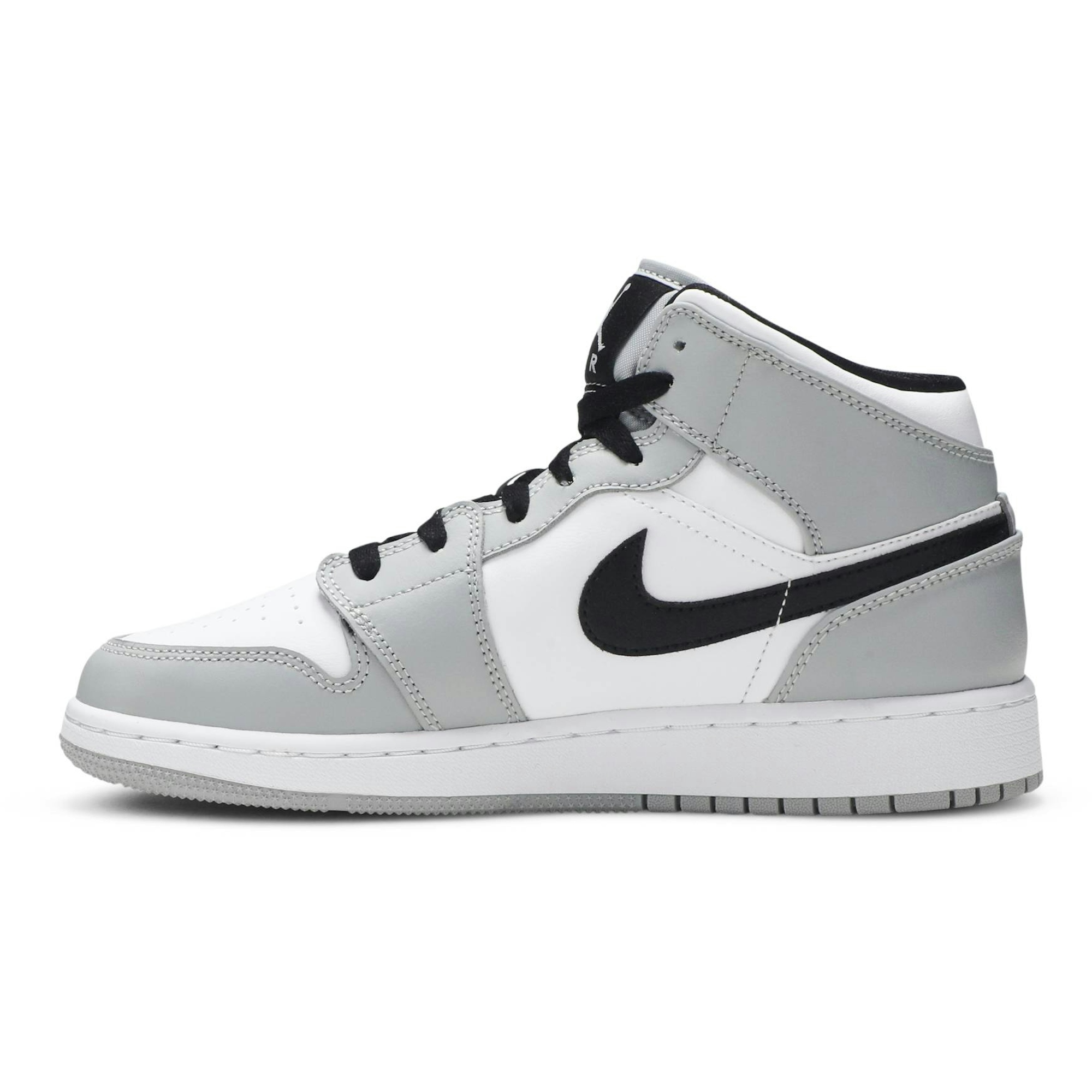 (GS) Air Jordan 1 Mid ‘Light Smoke Grey’ 554725-092