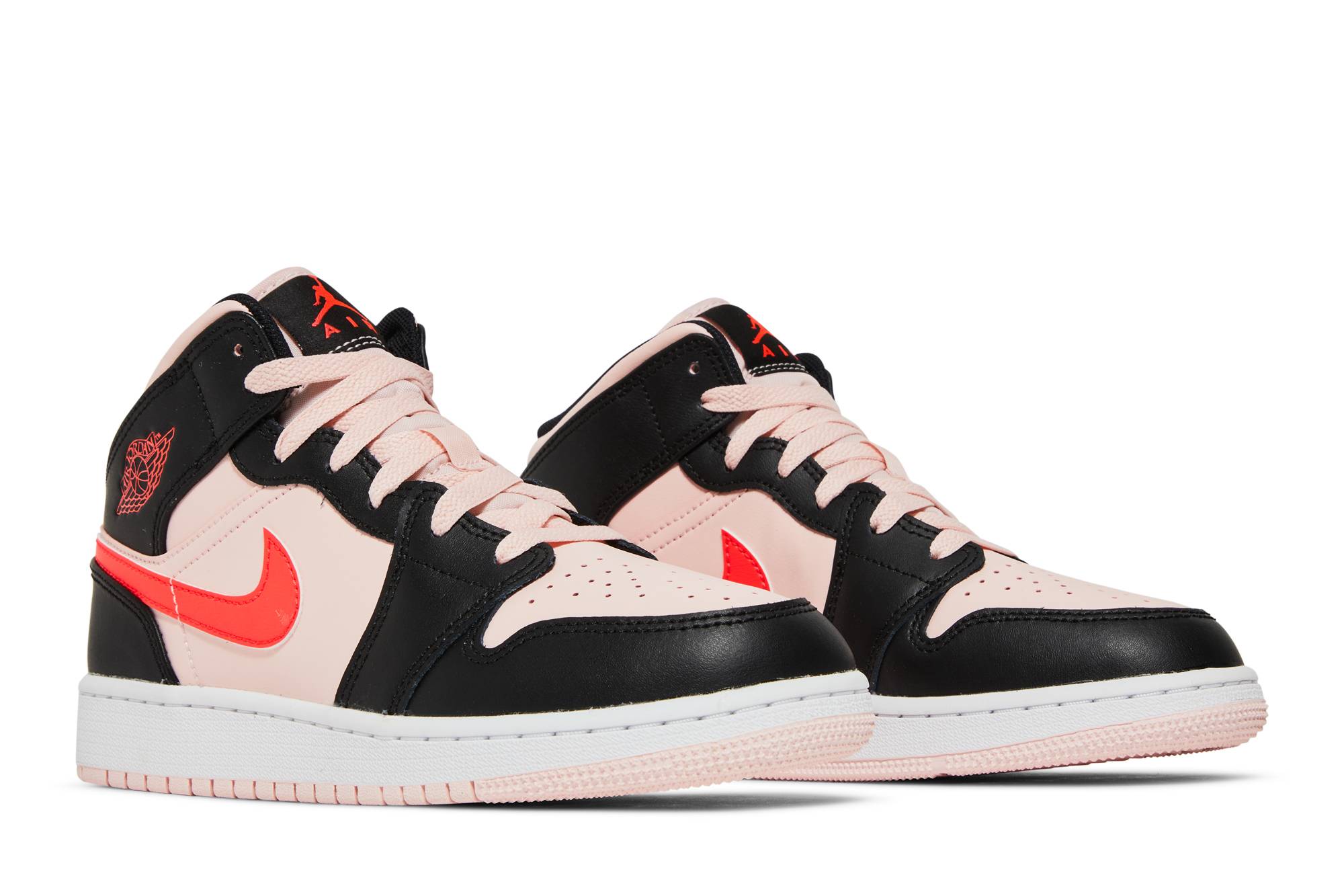 (GS) Air Jordan 1 Mid ‚Pink Crimson‘ 554725-604
