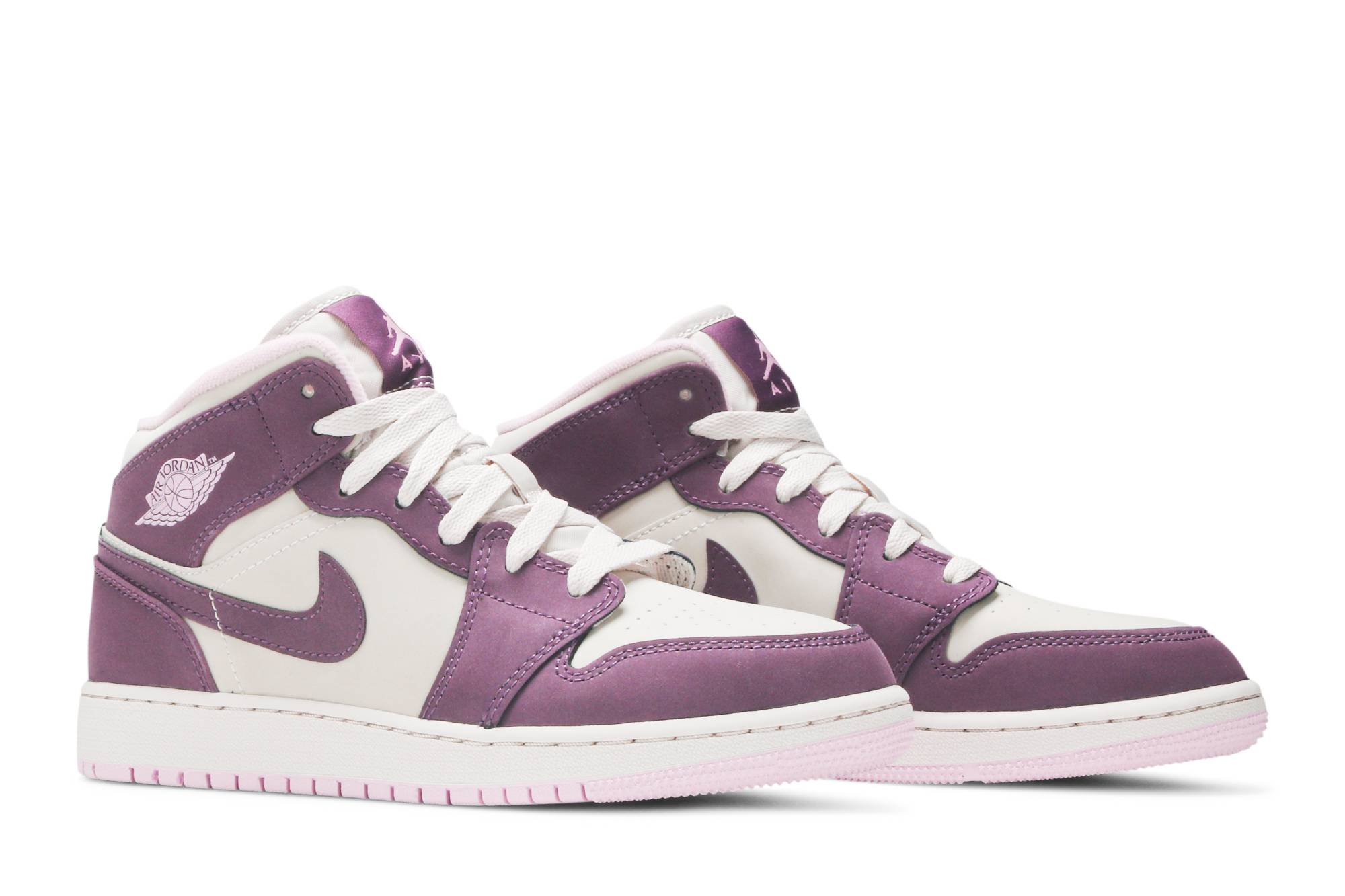 (GS) Air Jordan 1 Retro Mid ‚Pro Purple‘ 555112-500