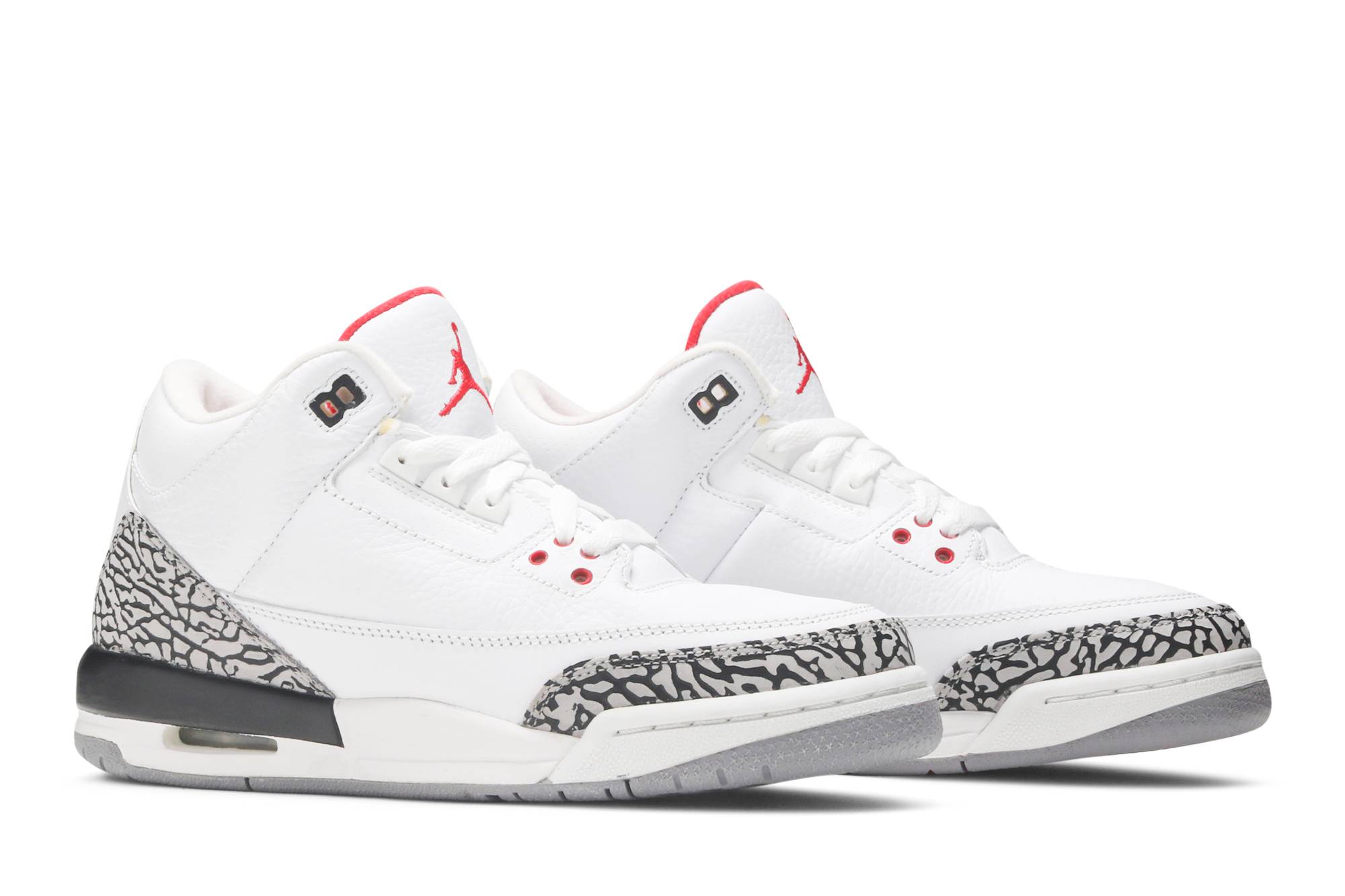 (GS) Air Jordan 3 Retro 2011 White Cement 398614-105 IGFul