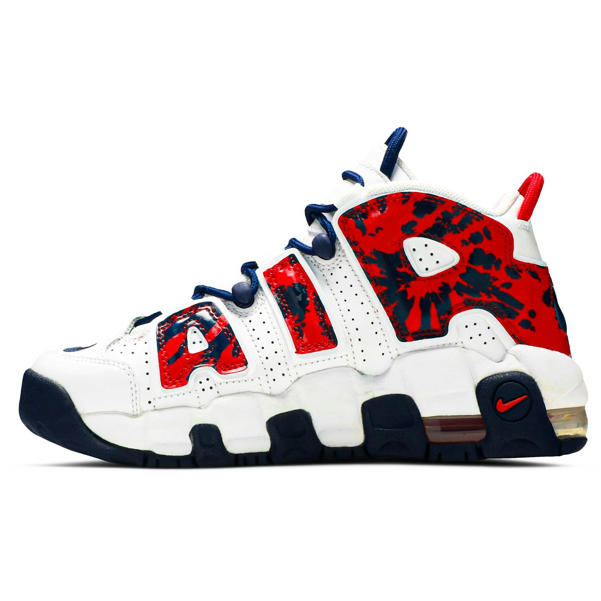 (GS) Nike Air More Uptempo ‘White Blue Red Camo’ CZ7885-100