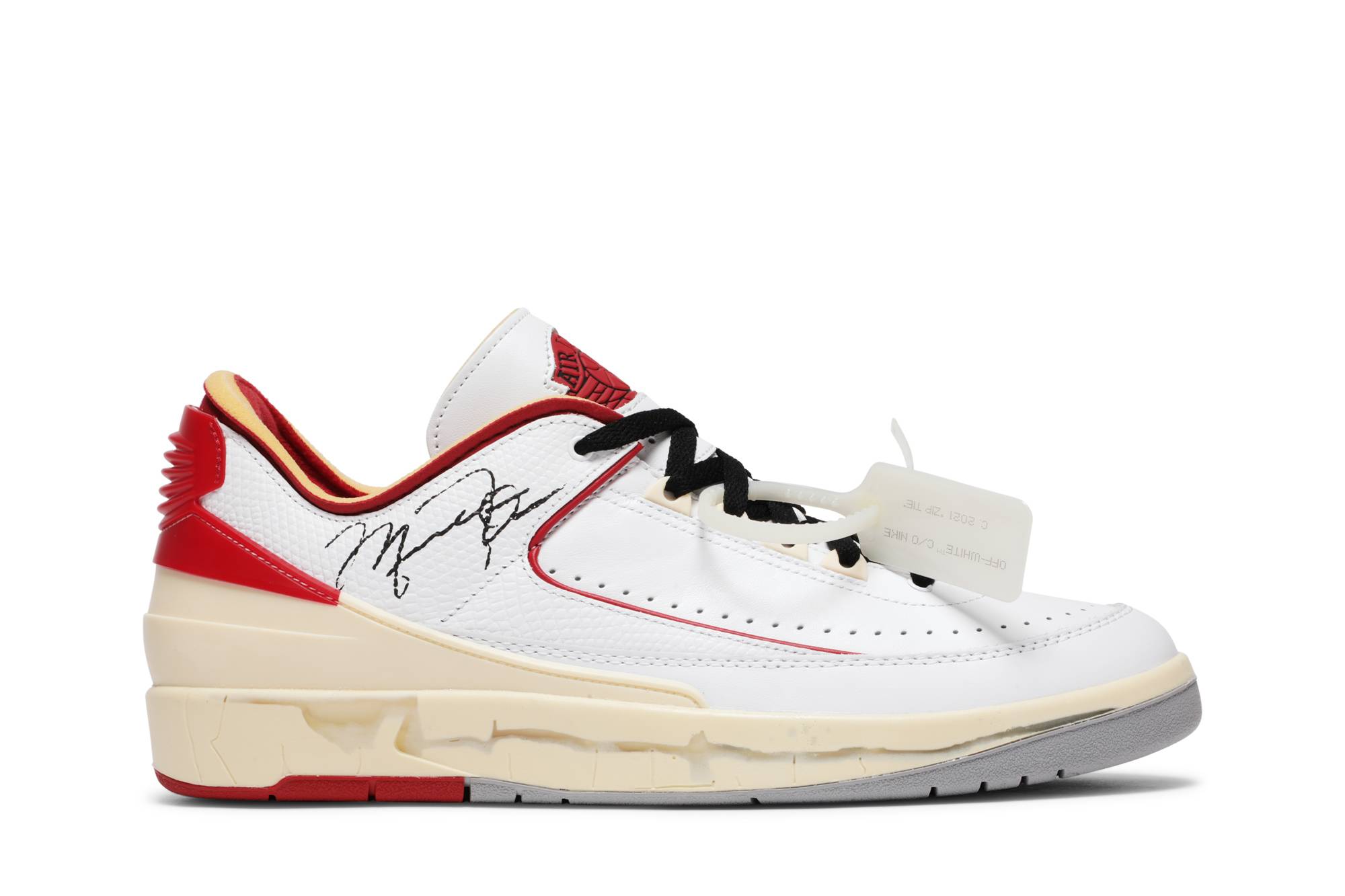 Off-White x Air Jordan 2 Retro Low SP White Red DJ4375-106 IGFul