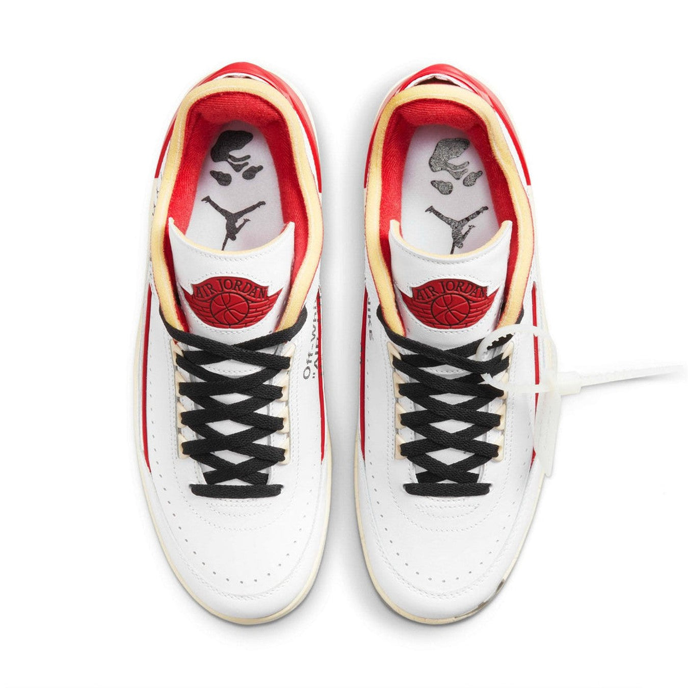 Off-White x Air Jordan 2 Retro Low SP ‚White Varsity Red‘