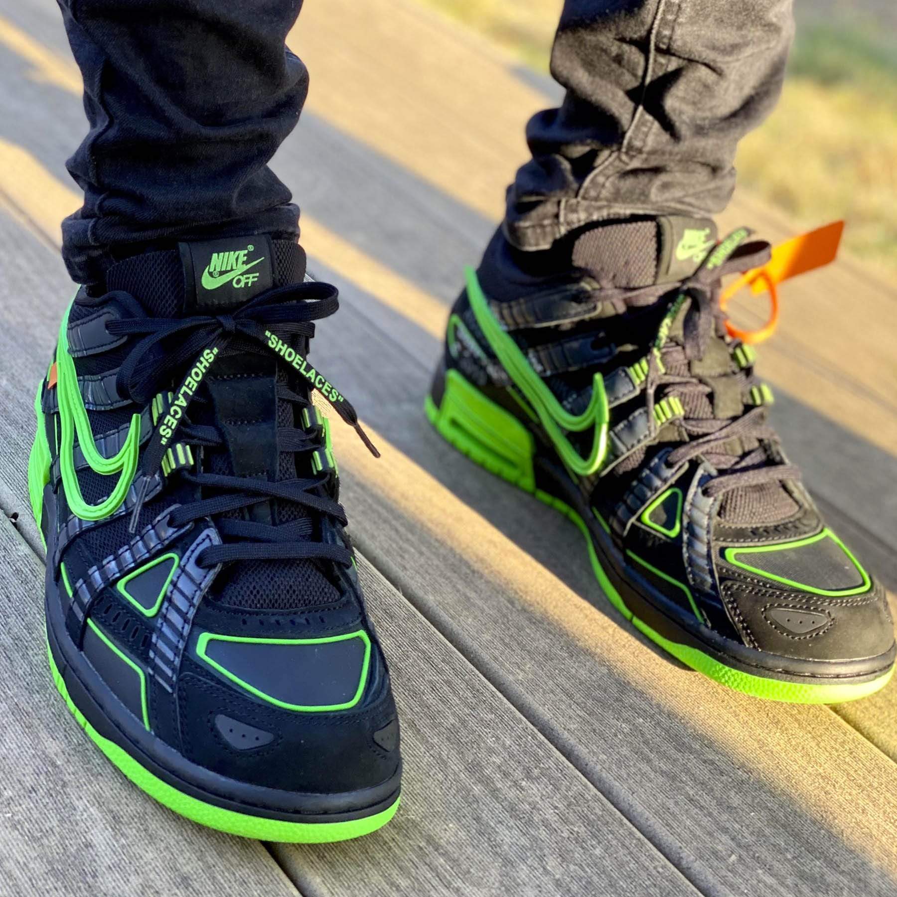 Off-White x Nike Air Rubber Dunk ‘Green Strike’