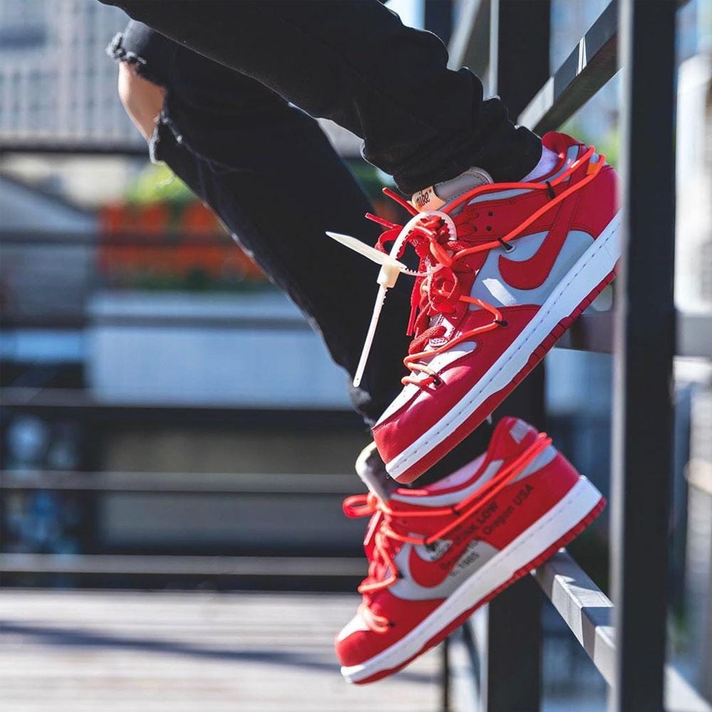 OFF-WHITE x Nike Dunk Low ‘University Red’