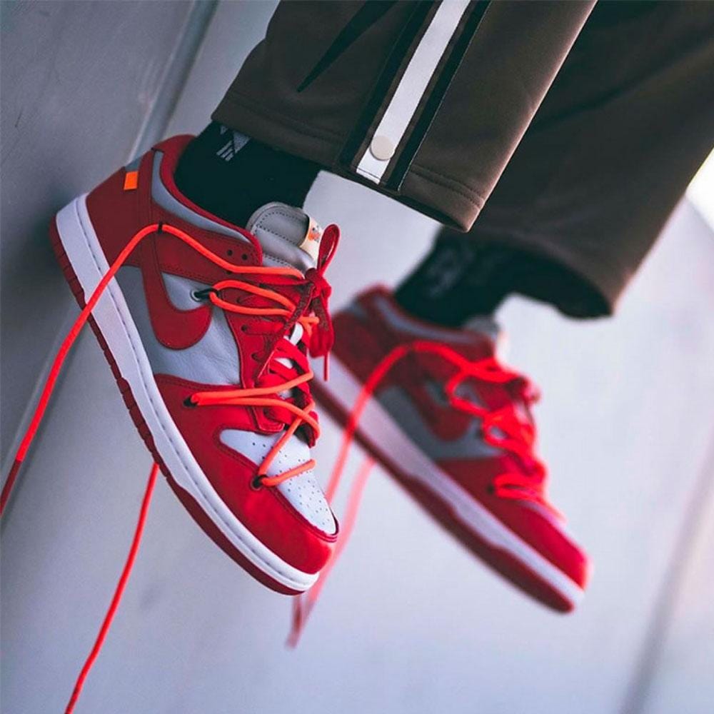 OFF-WHITE x Nike Dunk Low ‘University Red’