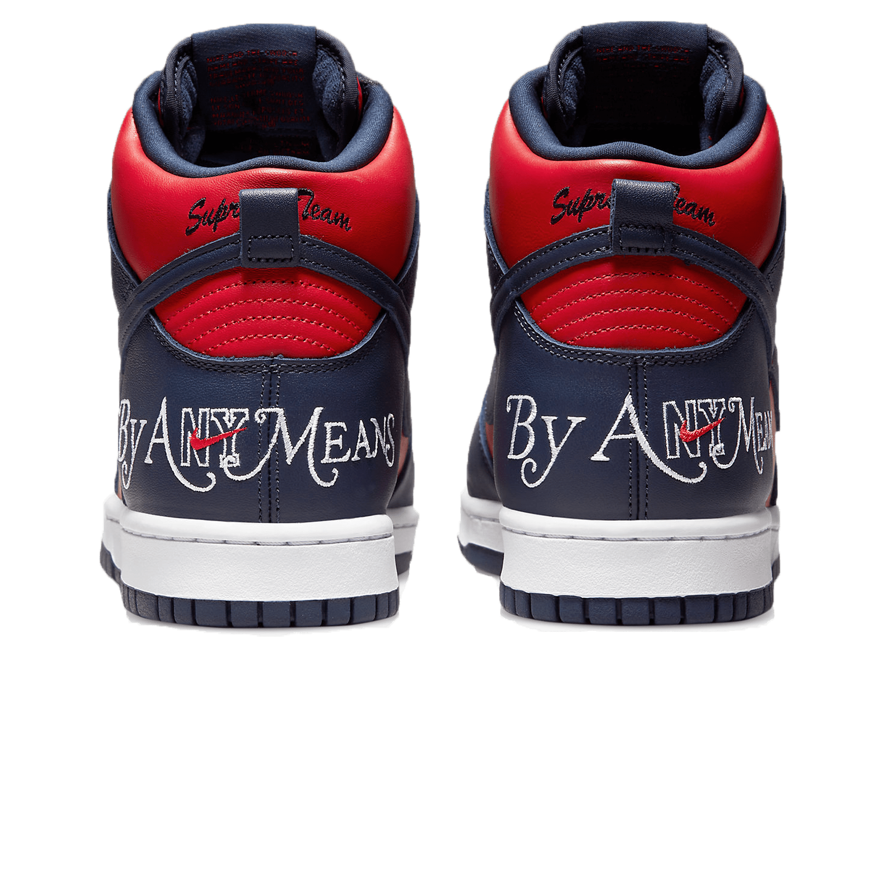 Supreme x Nike Dunk High SB ‘By Any Means – Red Navy’