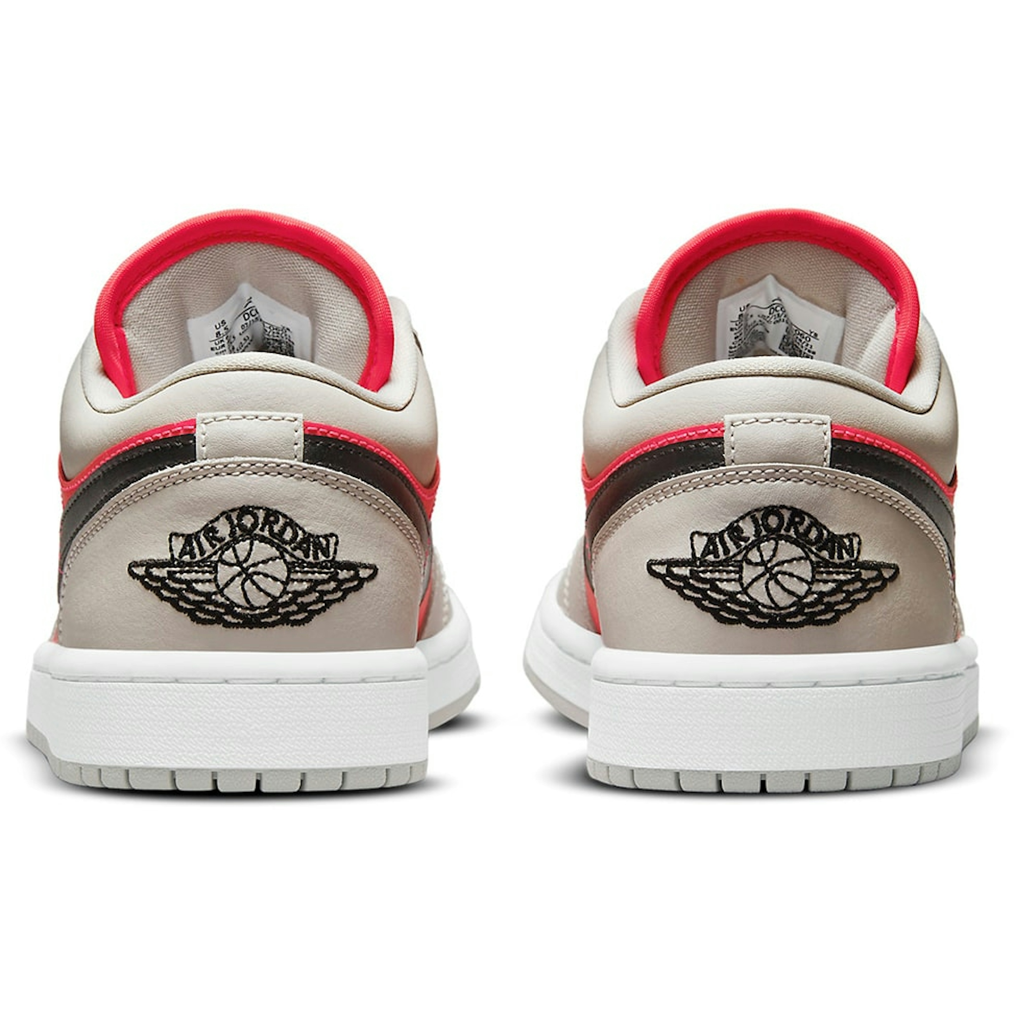 (W) Air Jordan 1 Low ‘Light Iron Ore Siren Red’ DC0774-060