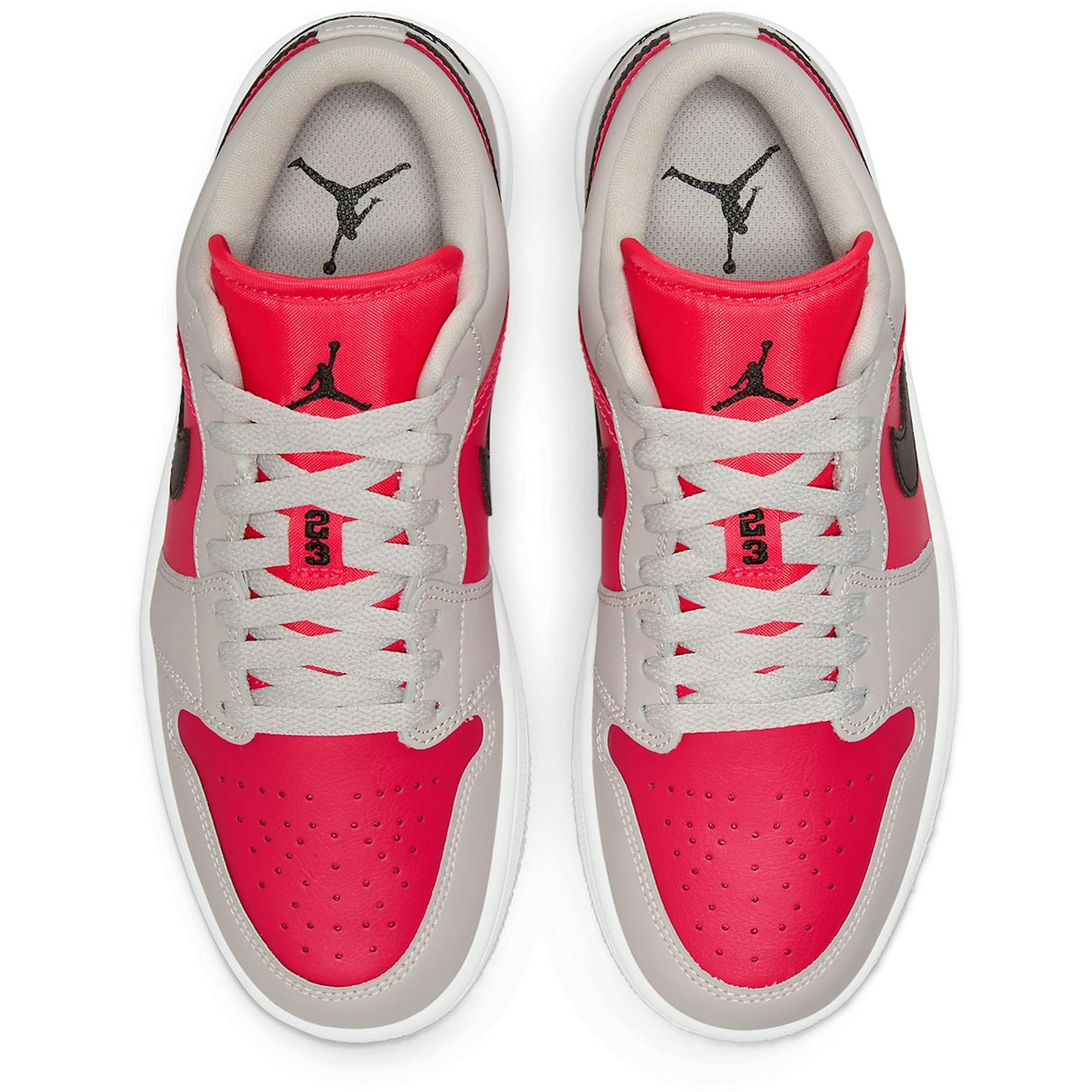 (W) Air Jordan 1 Low ‘Light Iron Ore Siren Red’ DC0774-060