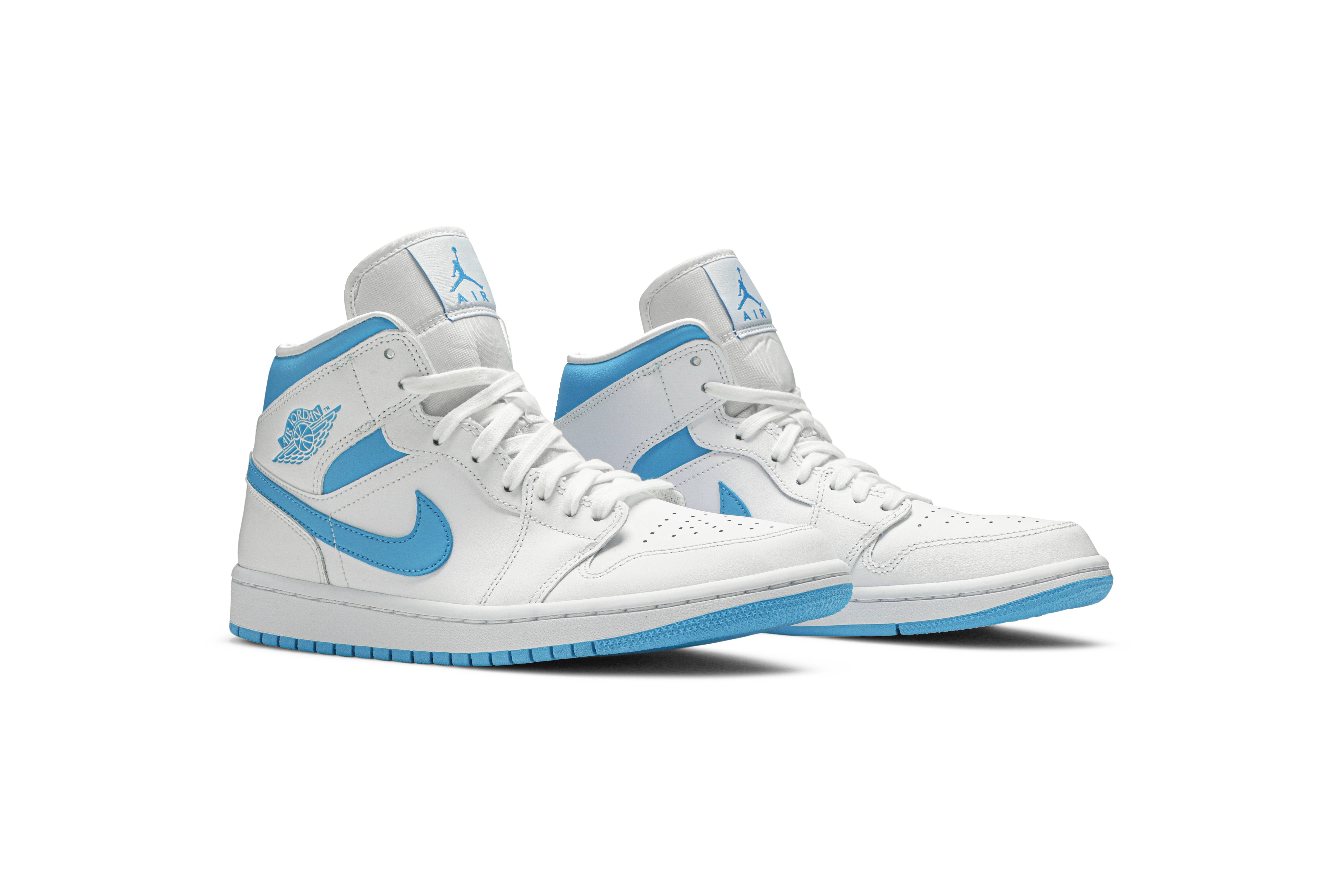(W) Air Jordan 1 Mid ‘UNC’ BQ6472-114