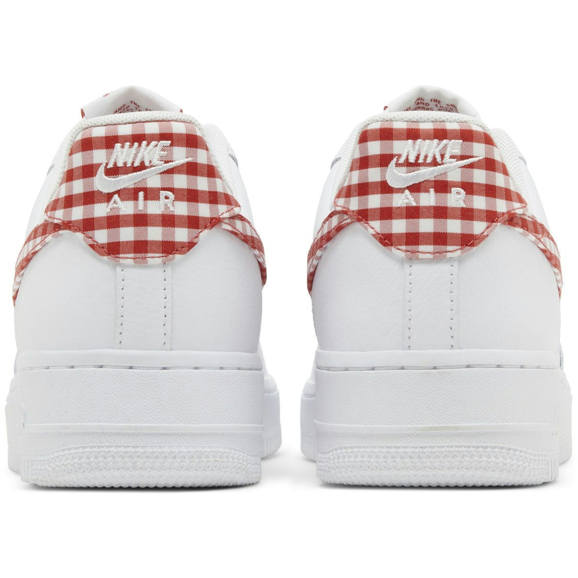 (W) Nike Air Force 1 07 Essential Mystic Red Gingham DZ2784-101 IGFul