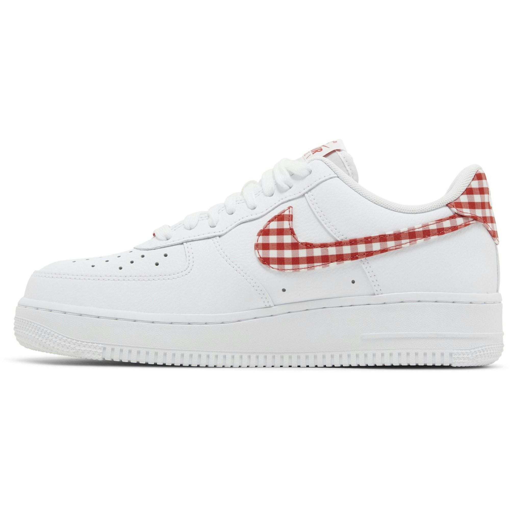 (W) Nike Air Force 1 07 Essential Mystic Red Gingham DZ2784-101 IGFul