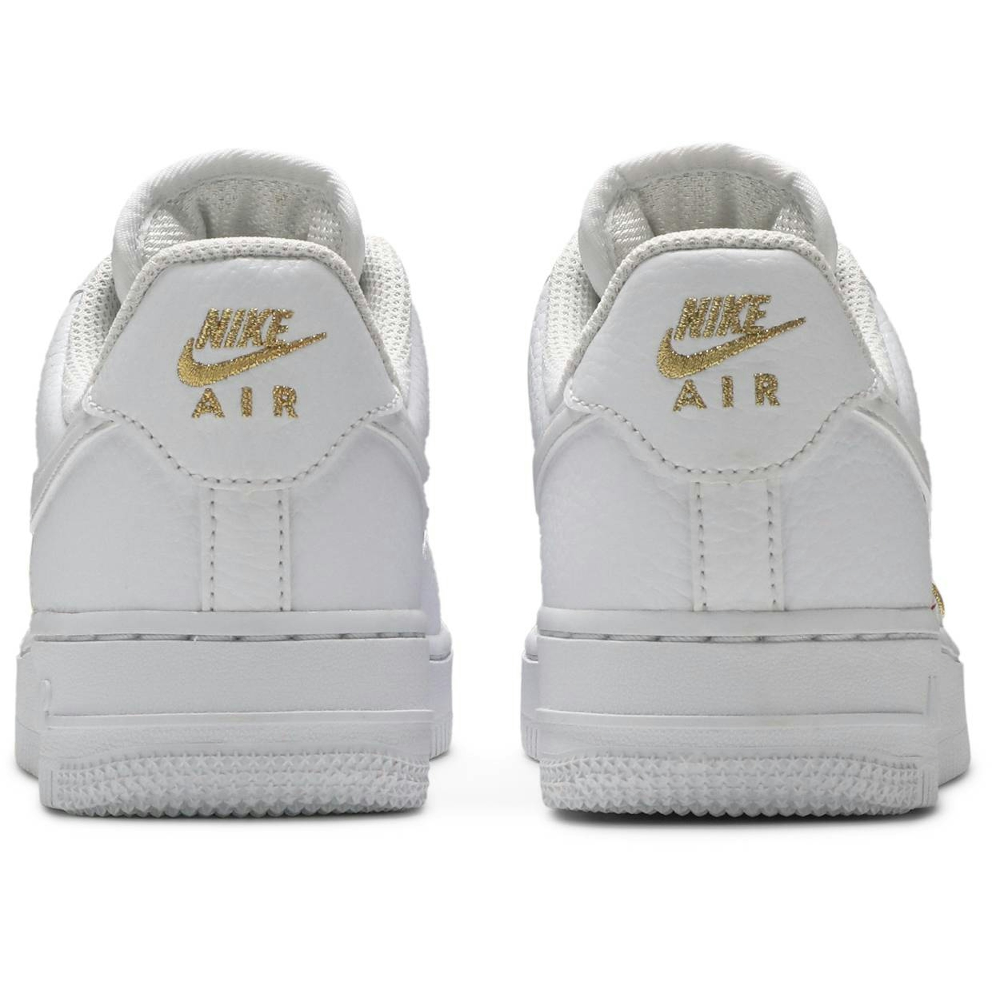 (W) Nike Air Force 1 Low 07 Essential White Metallic Gold CT1989-100 IGFul