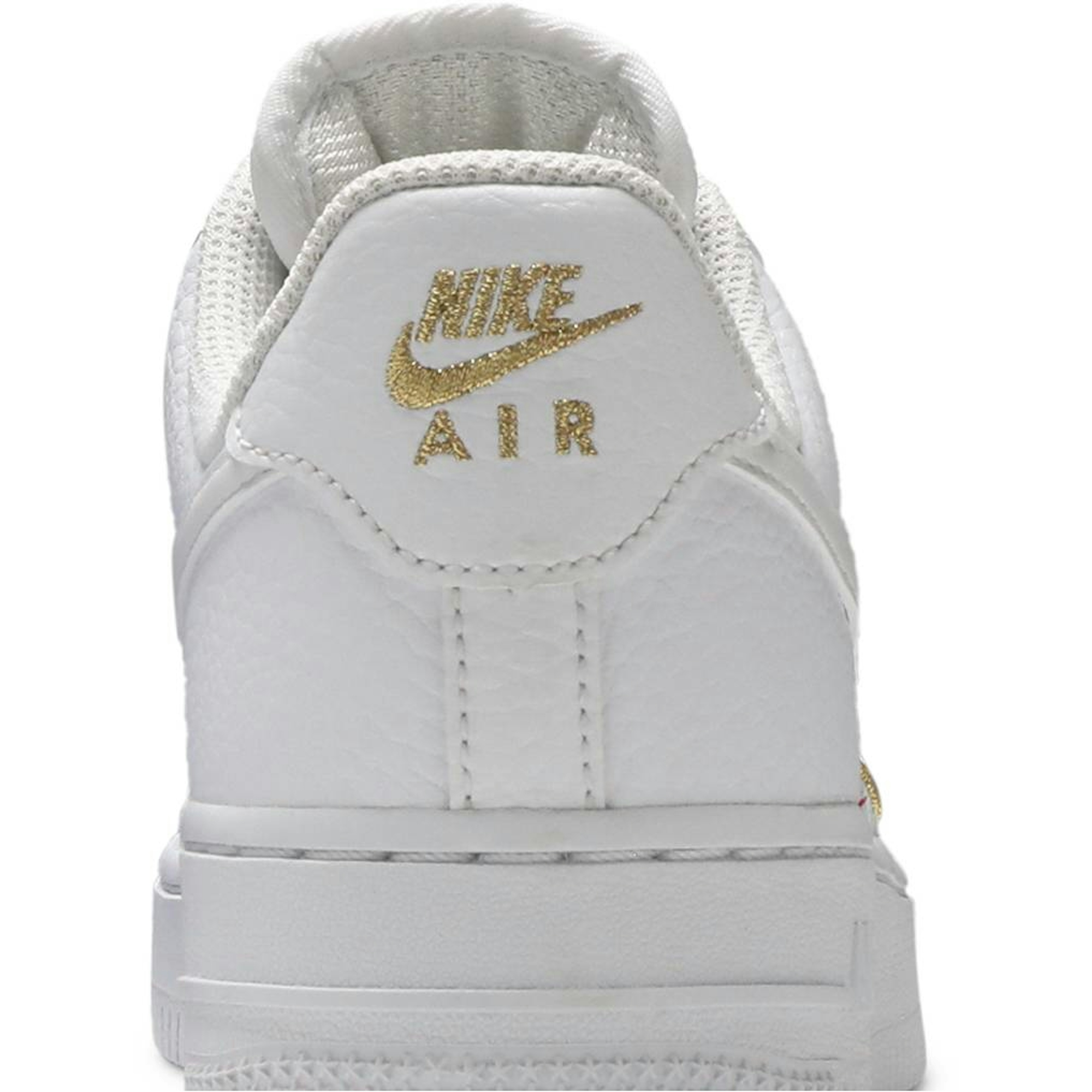 (W) Nike Air Force 1 Low 07 Essential White Metallic Gold CT1989-100 IGFul