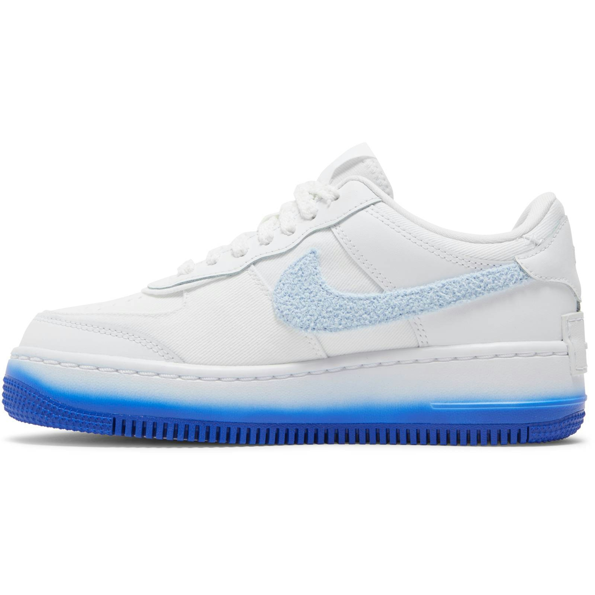 (W) Nike Air Force 1 Shadow ‘Chenille Swoosh – Blue Tint’ FJ4567-100