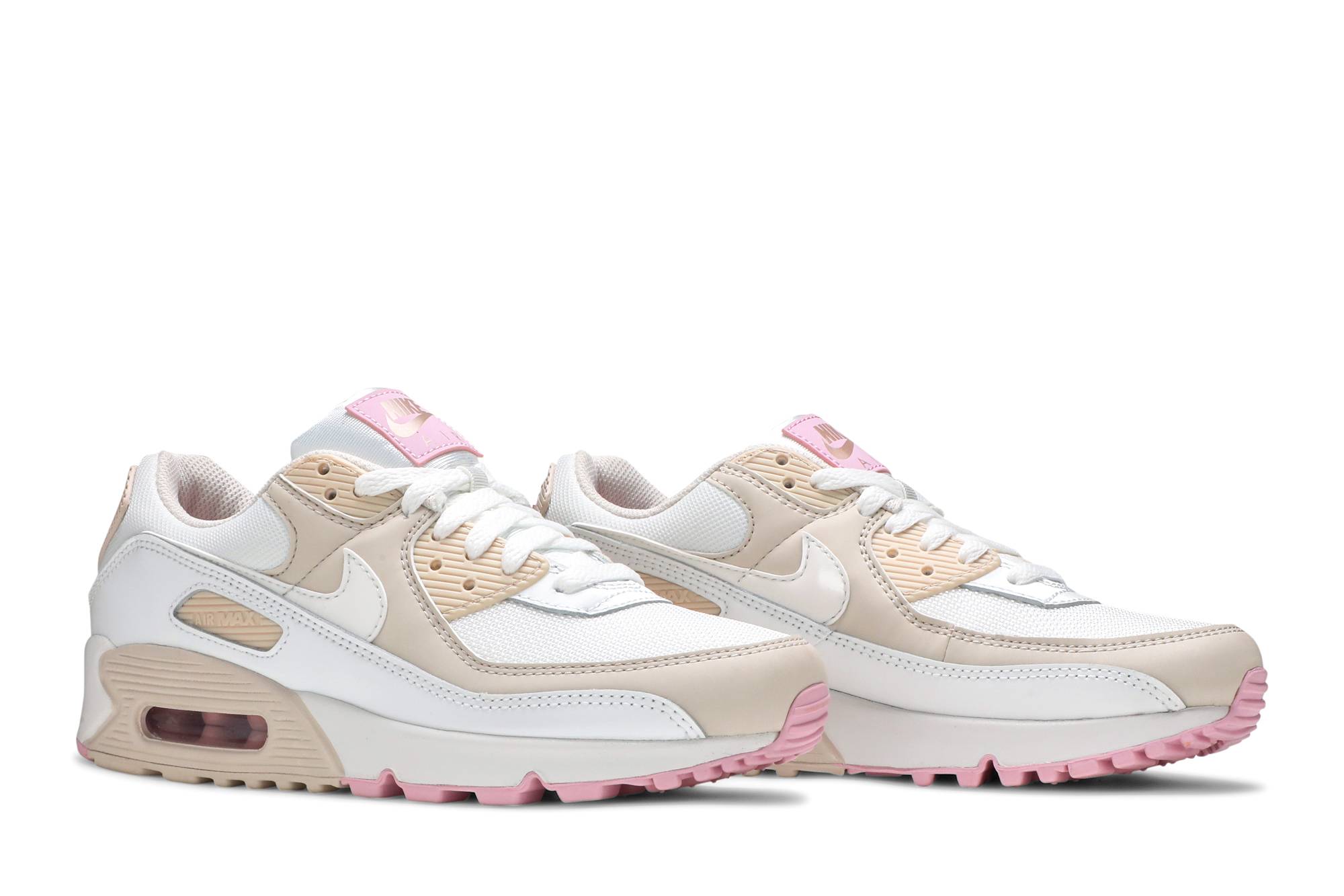 (W) Nike Air Max 90 Summit White Light Orewood Brown CT1873-100