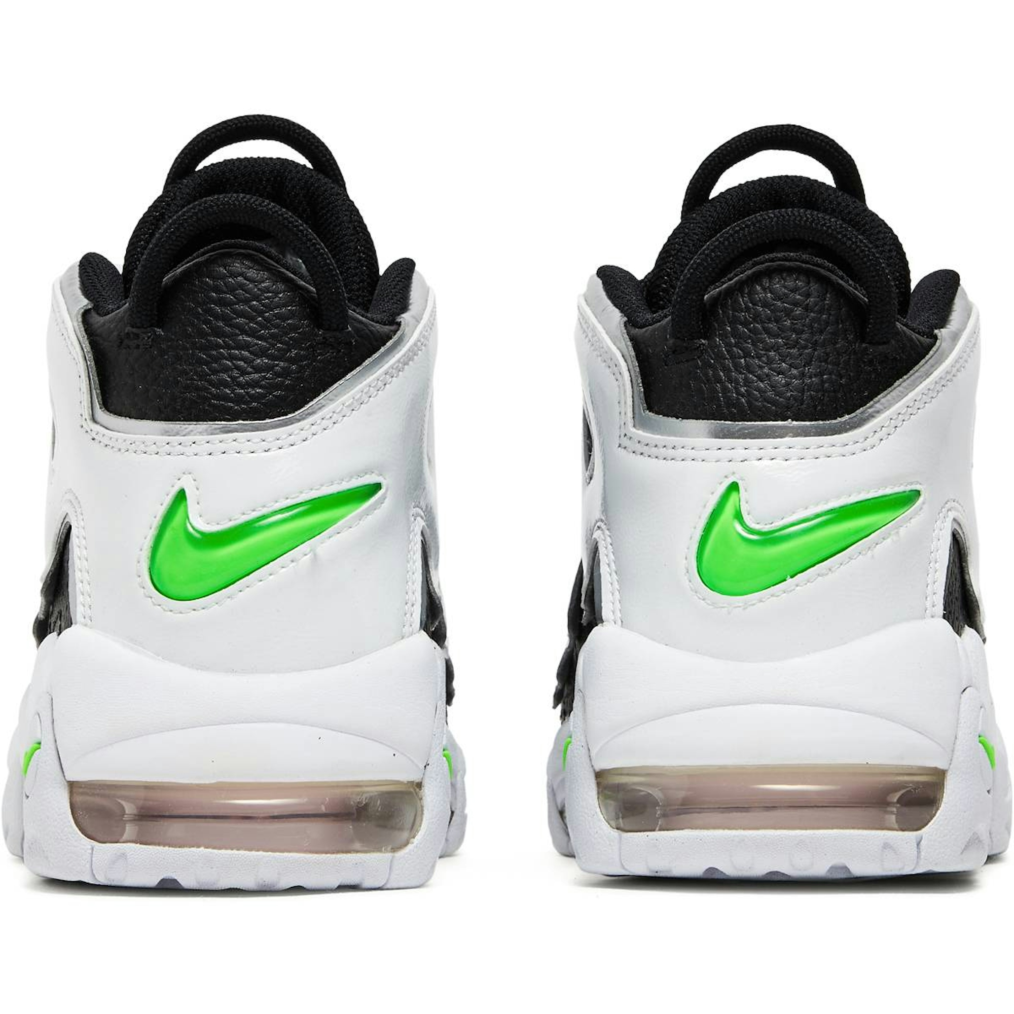 (W) Nike Air More Uptempo Black Metallic Silver DN8008-001 IGFul