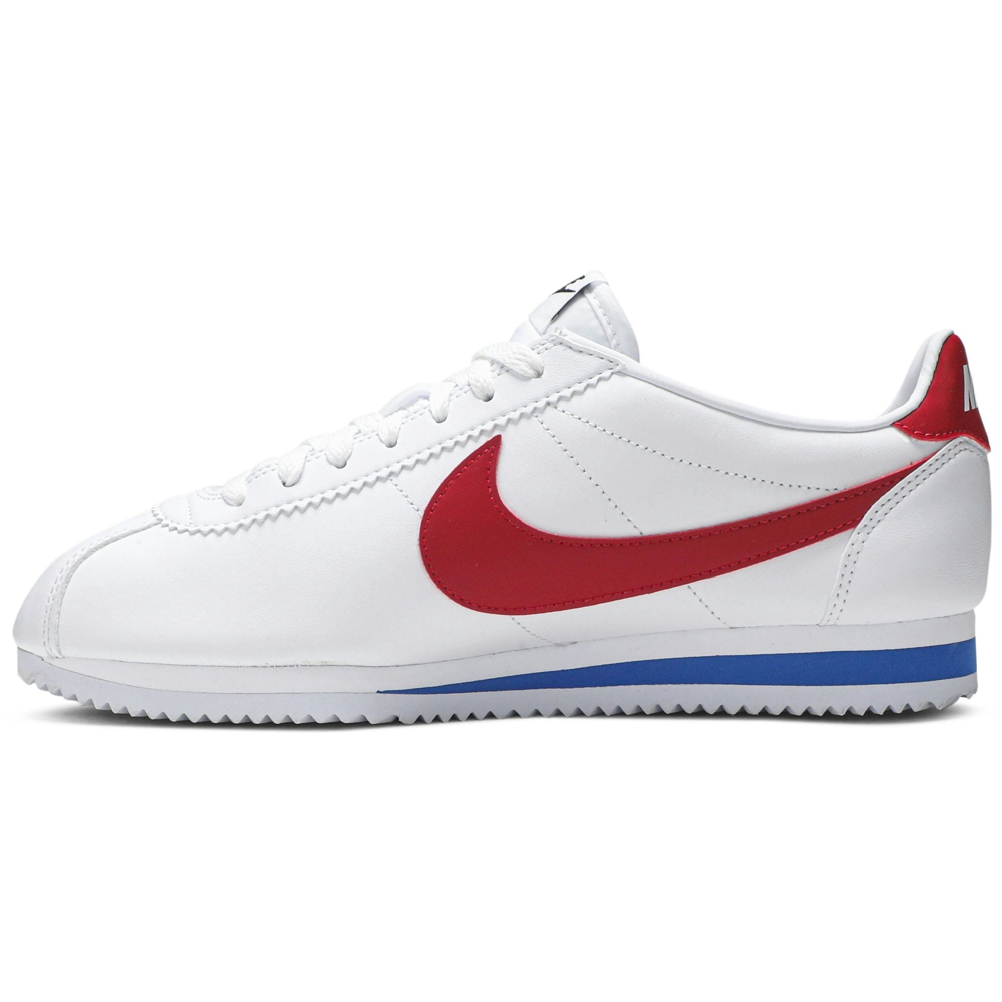 (W) Nike Classic Cortez Leather ‘White Red’ 807471-103