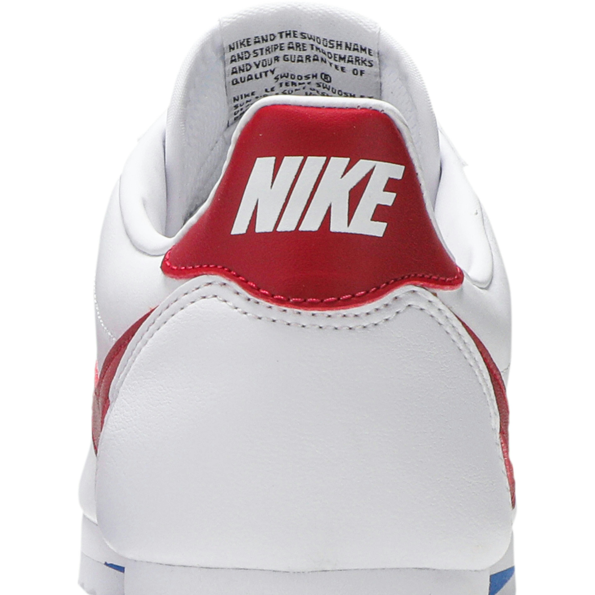 (W) Nike Classic Cortez Leather ‘White Red’ 807471-103