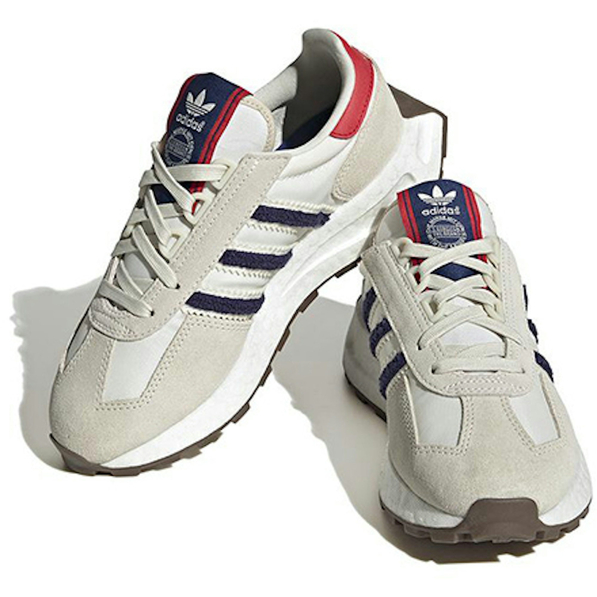 (Y) adidas Originals Retropy E5 ‘Beige Navy White’ HQ1532
