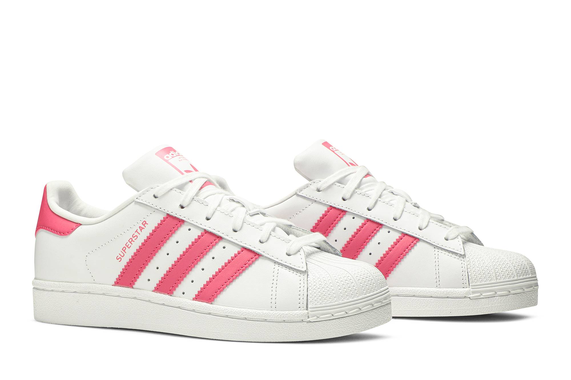 (Y) adidas Superstar J ‘White Real Pink’ CG6608