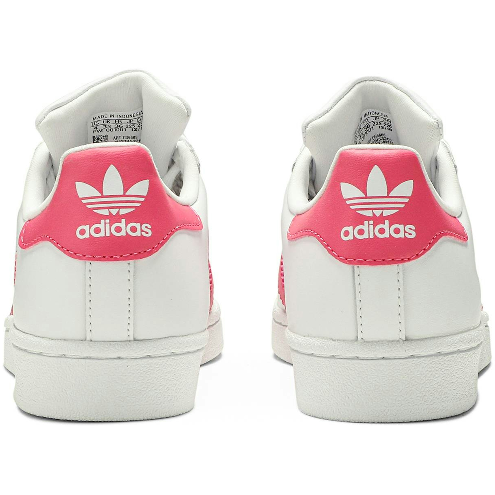 (Y) adidas Superstar J ‘White Real Pink’ CG6608