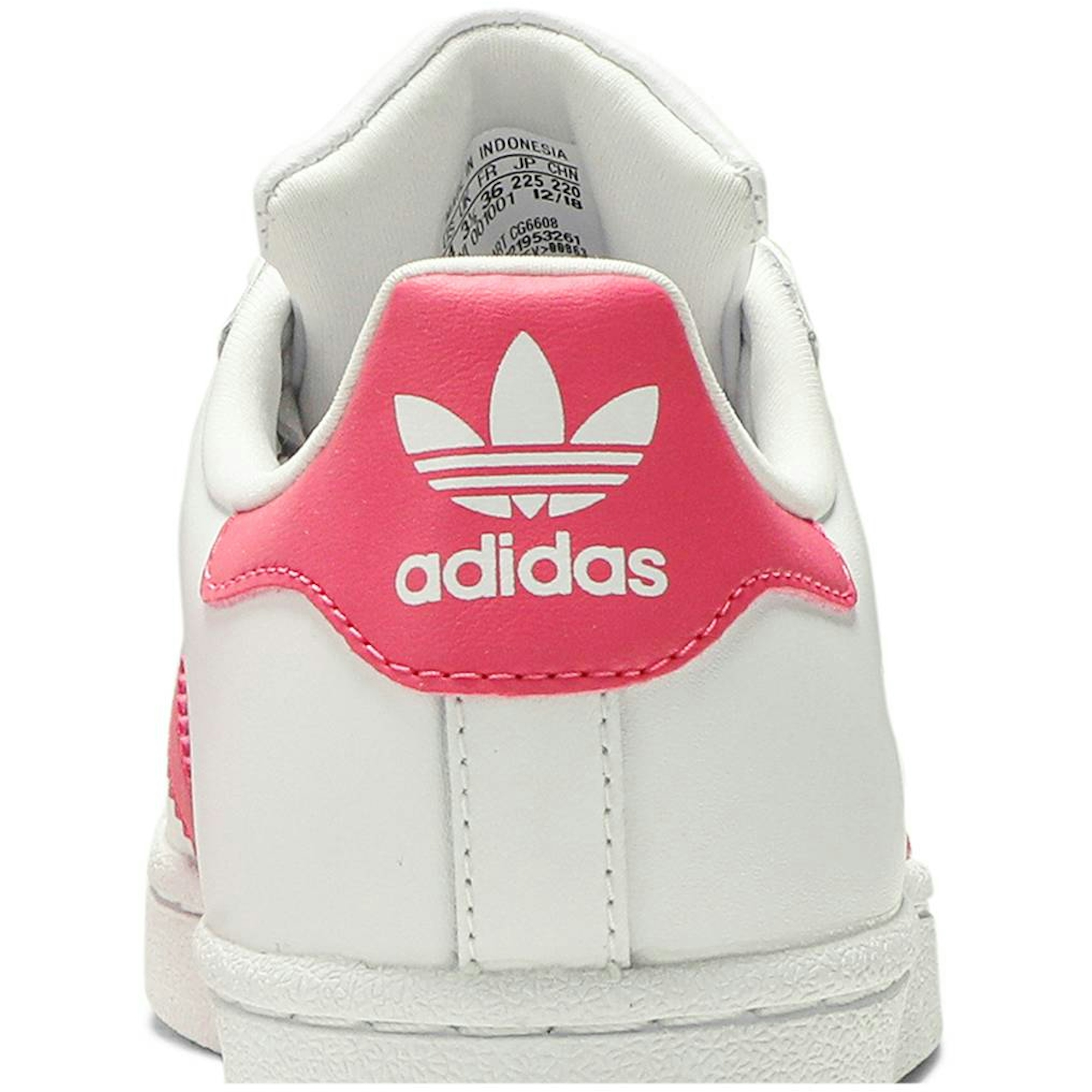 (Y) adidas Superstar J ‘White Real Pink’ CG6608